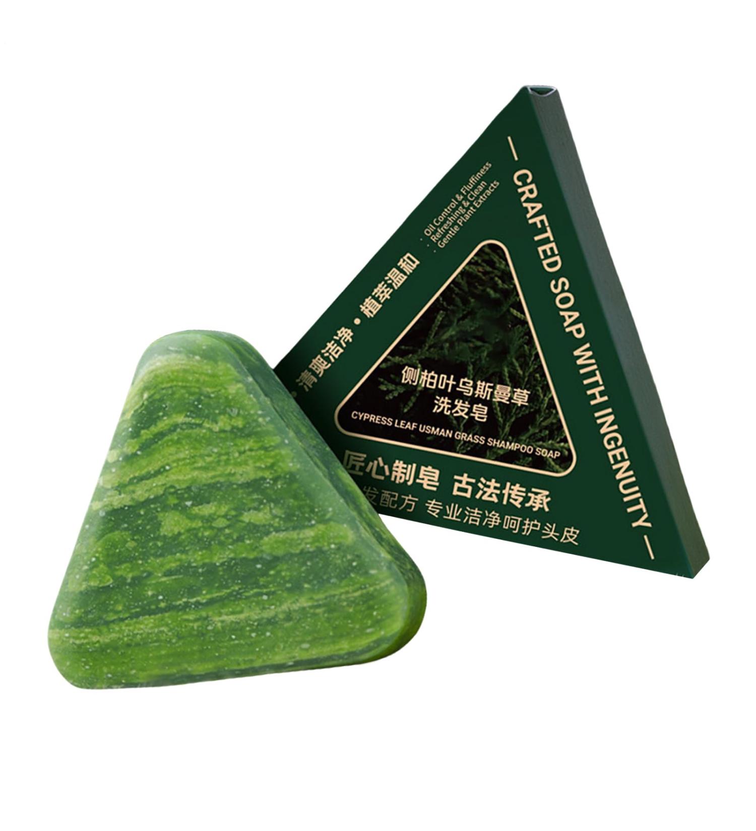  Njidher Solid Hair Shampoo Soap | Deep Cleansing Anti-Shine Shampoo Light Hair Care for Young Men Women Teen Family - Buy Online on GoSupps.com