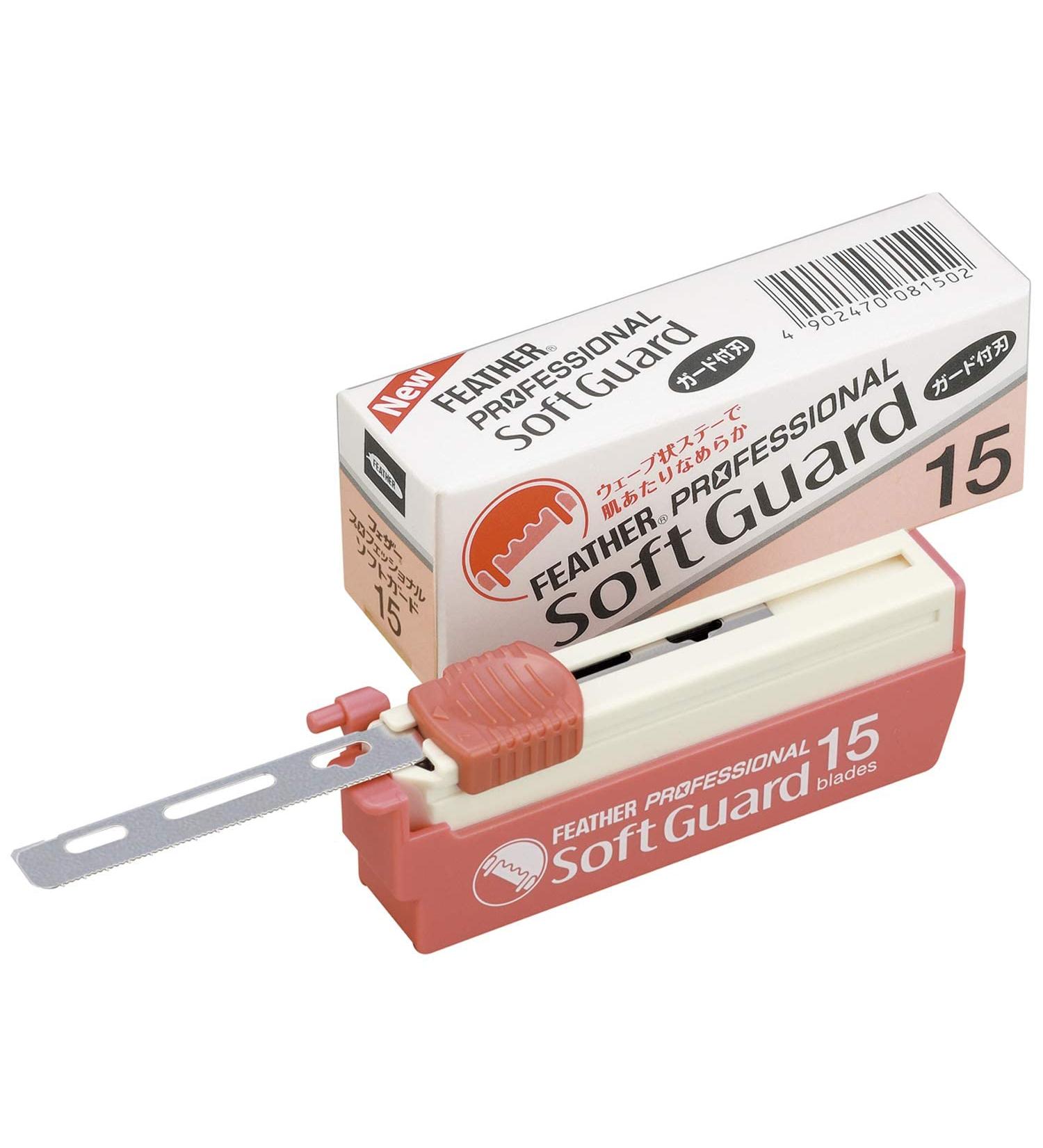 Hojas de Afeitar Feather Softguard - Cuchillas Suaves para Afeitado Preciso | Env o Internacional disponible - Buy Online on GoSupps.com