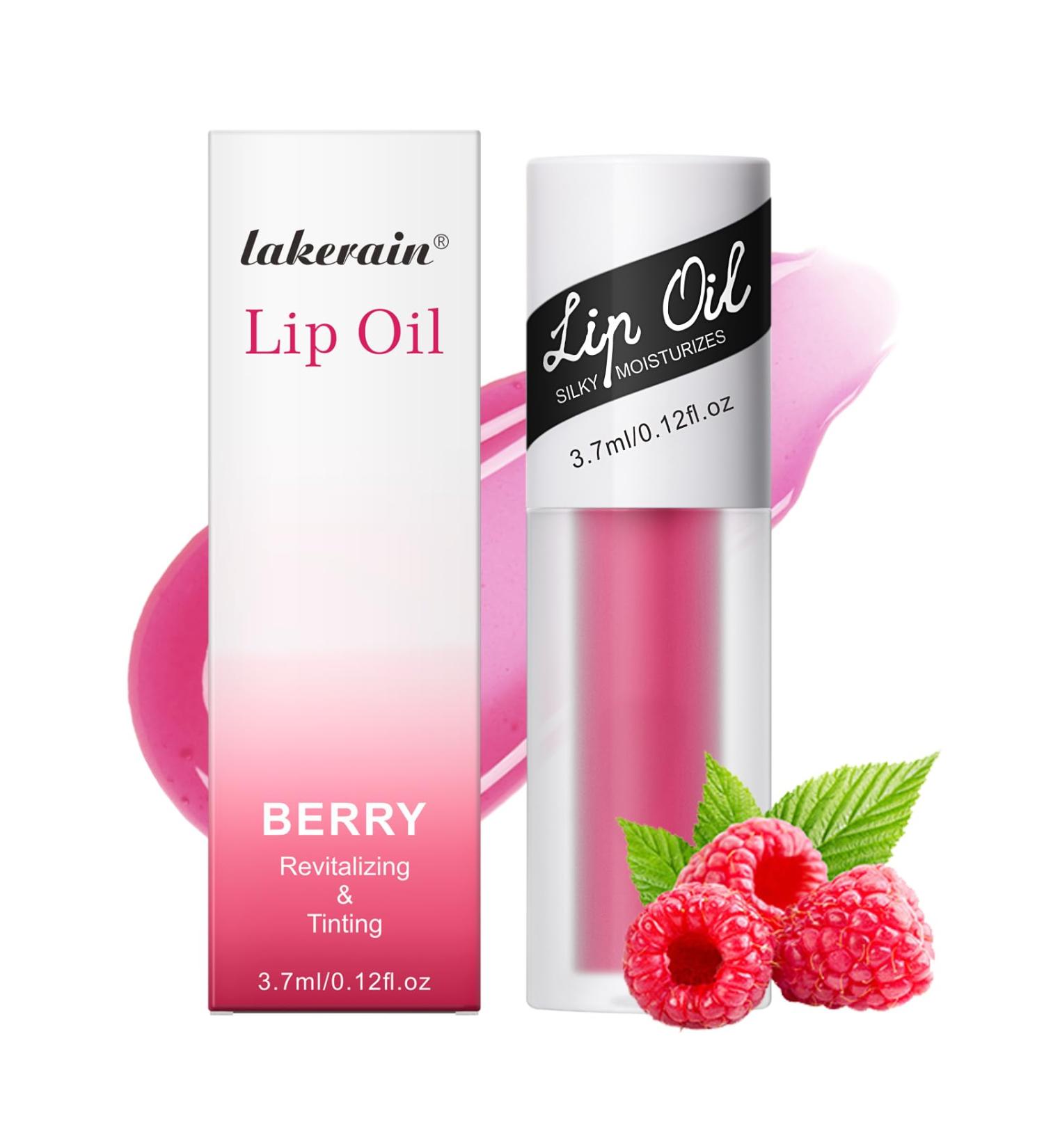 NICEFACE Berry Lip Oil - Non-Sticky Moisturizing Plumping Gloss | Revitalize & Nourish Dry Lips | International Shipping - Buy Online on GoSupps.com