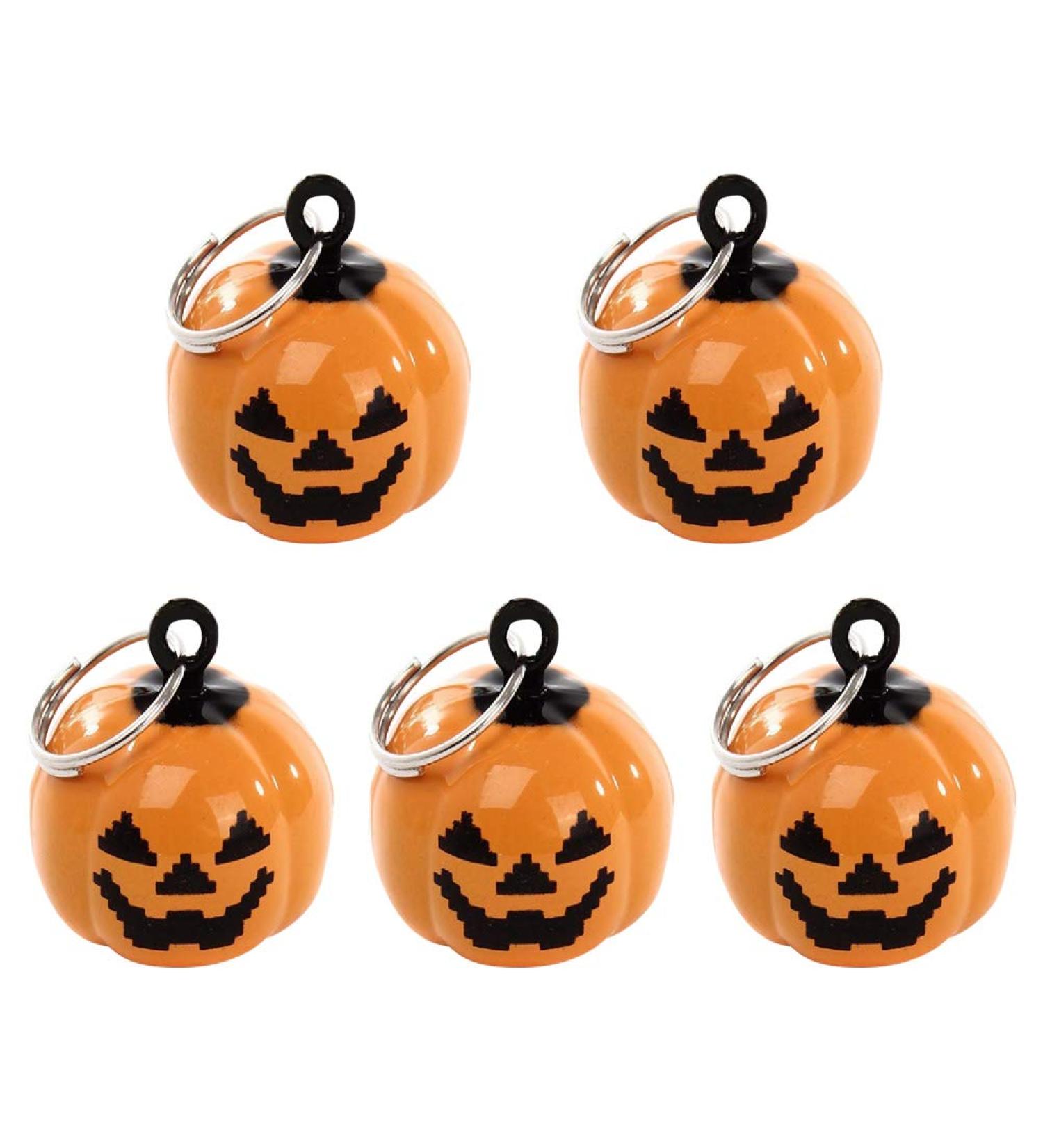 Pumpkin Cat Collar Bell Set - Halloween Accessory for Spooky Pets (Orange, 10pcs) - Buy Online on GoSupps.com