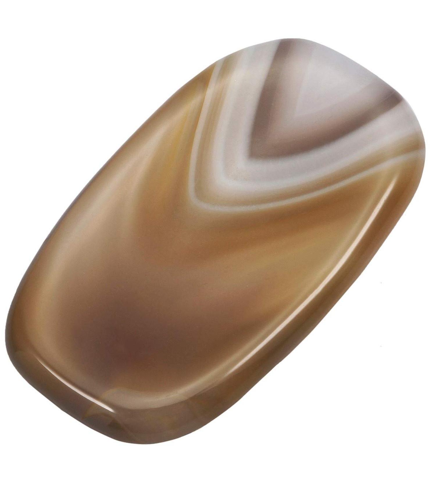 MookaiTedecor Achaken Stein Crystal Gemstone Massage Stones for Healing & Reiki - Pack of 2 (49x27x6 mm) - Buy Online on GoSupps.com