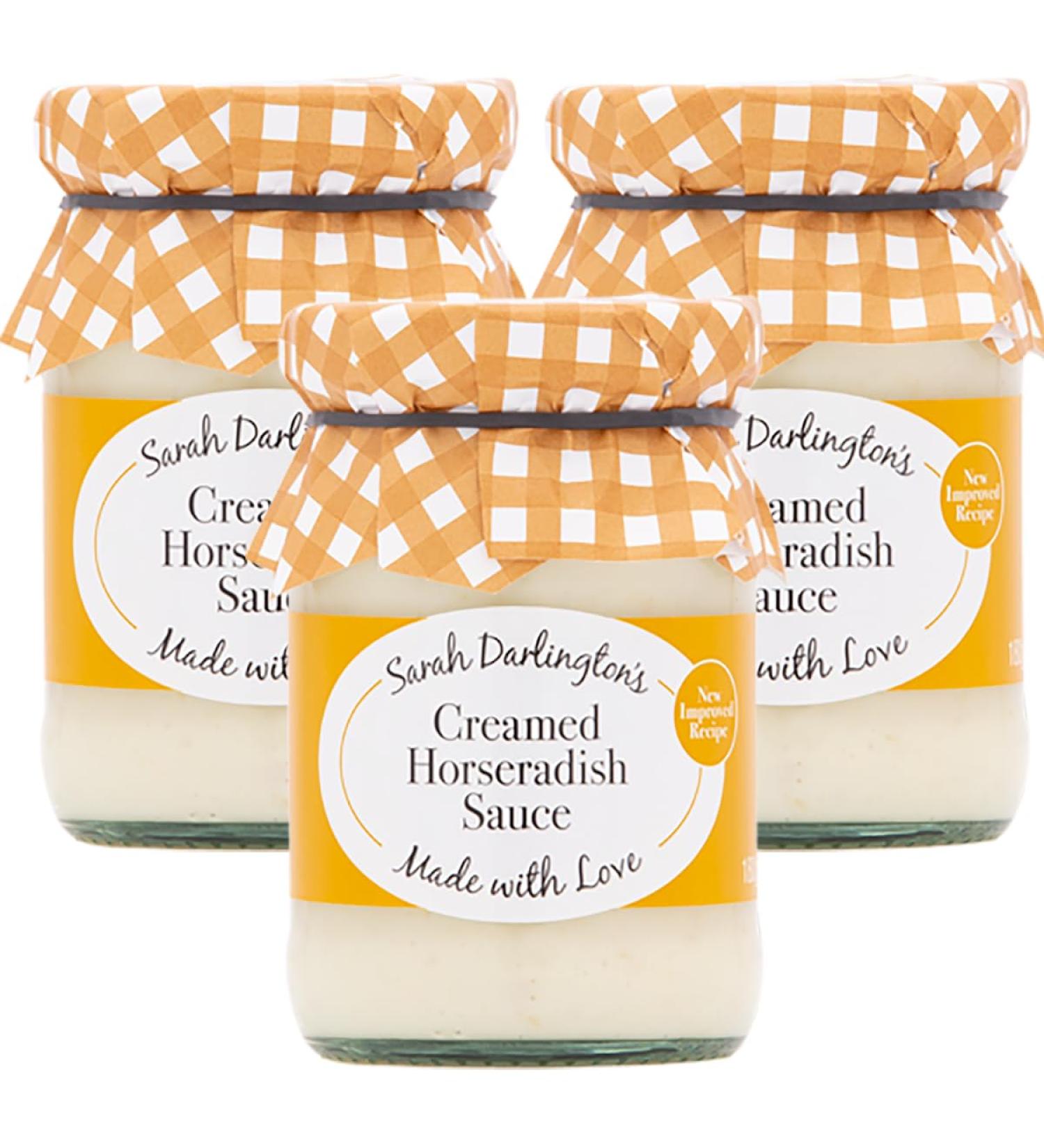 Mrs Darlington's Creamed Horseradish - 180g - Pack of 3