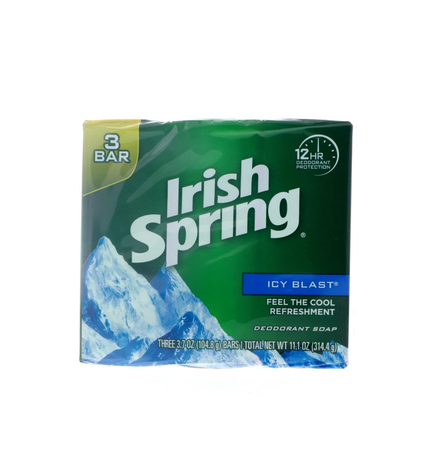 Buy Irish Spring Icy Blast Bath Bars - 4 oz Pack of 6 | International Shipping - Buy Online on GoSupps.com