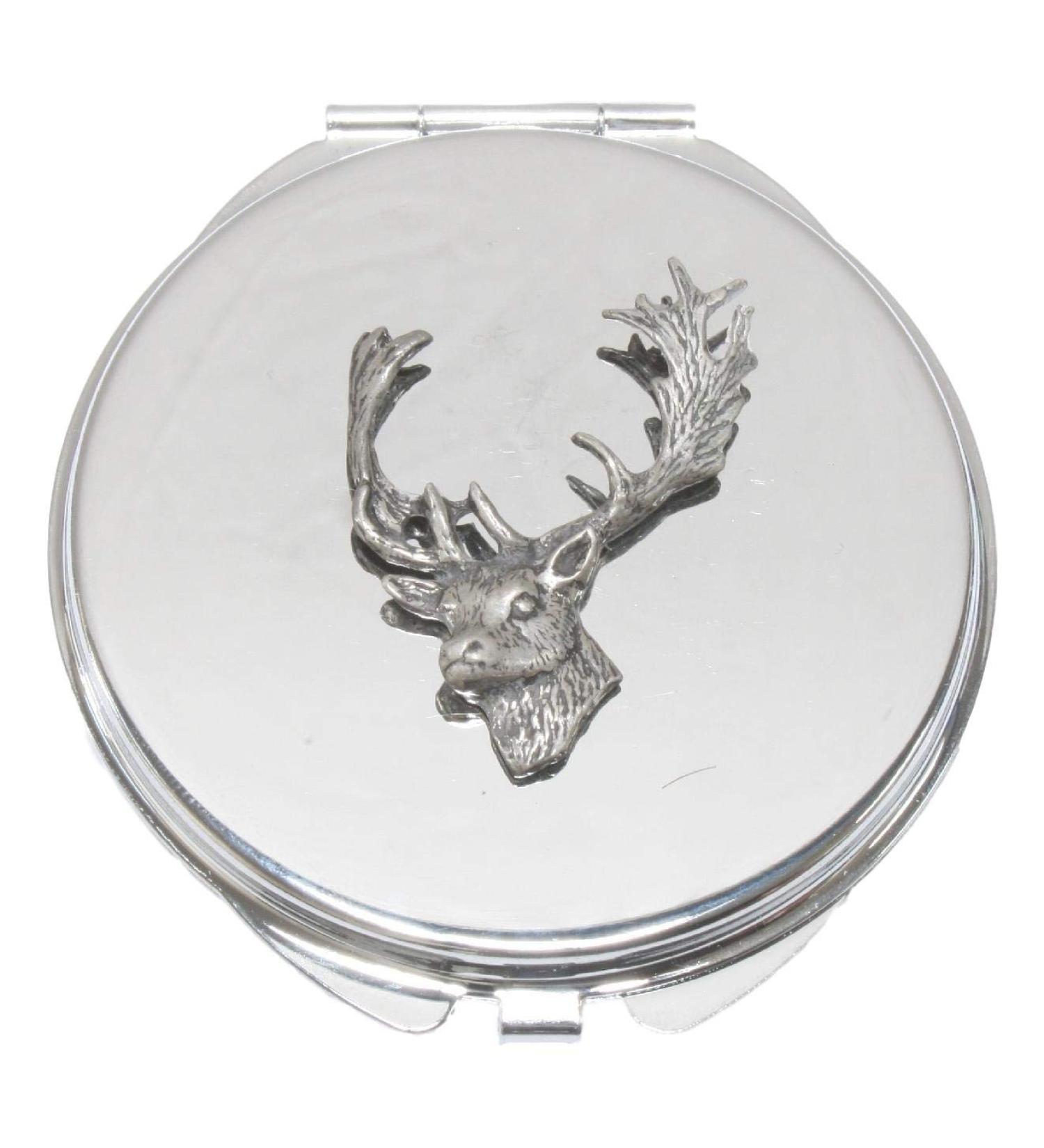 Fallow Head Compact Mirror Handbag Gift With Free Engraving 124 - Buy Online on GoSupps.com