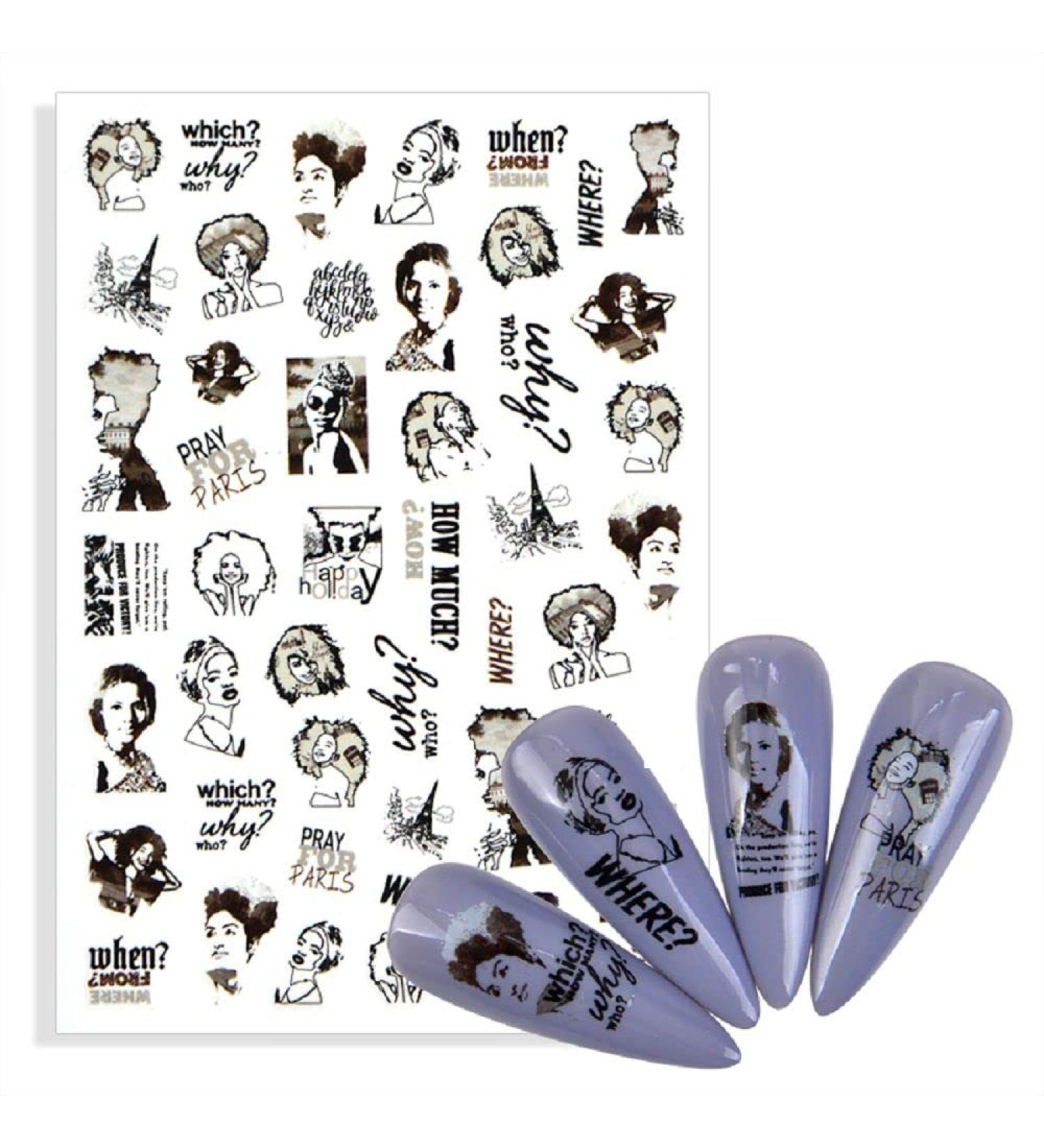 Love Designs Lemon Strawberry Banana Leaf Nail Stickers Manicure Decor Summer Fruit Adhesive Decals(YZW-S 223) - Buy Online on GoSupps.com