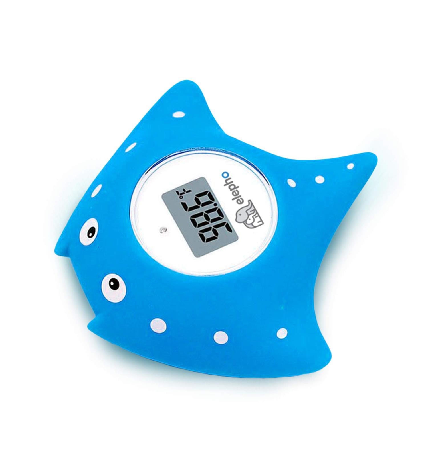 Elepho eFloat Baby Thermometer & Bath Toy | Accurate Water & Room Temperature Monitor | Waterproof, Alerts for Safe Bathing (Blue) - Buy Online on GoSupps.com