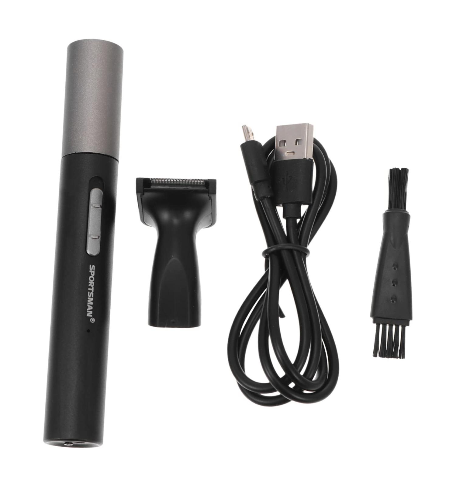 Beavorty Electric Nose Hair Trimmer for Men - Compact 1pc Face Shaver | Best Men's Electric Razors (Black 13x1.6cm) - International Shipping - Buy Online on GoSupps.com