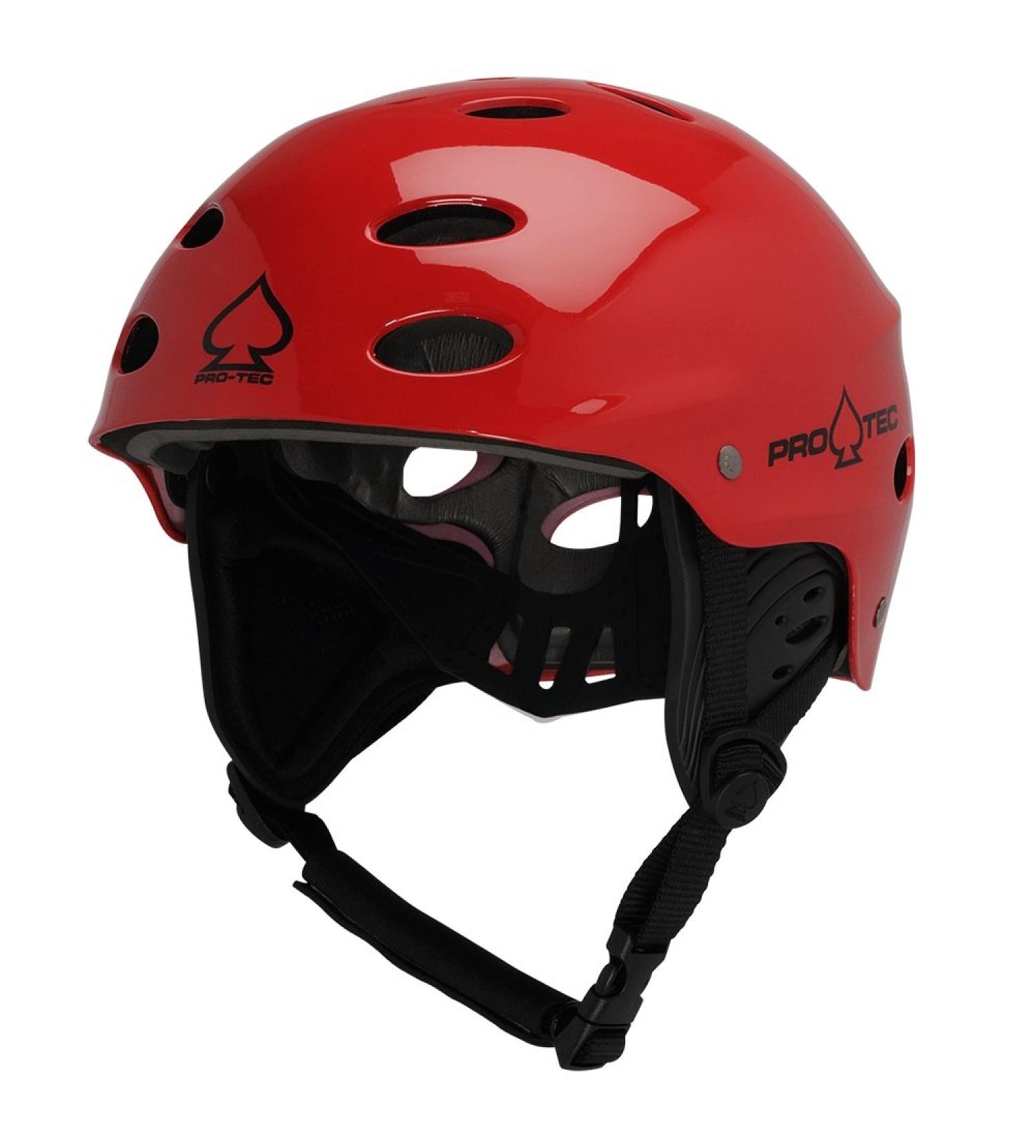 ProTec Ace Wake Helmet Medium - Gloss Red | High-Performance Water Sports Helmet - Buy Online on GoSupps.com