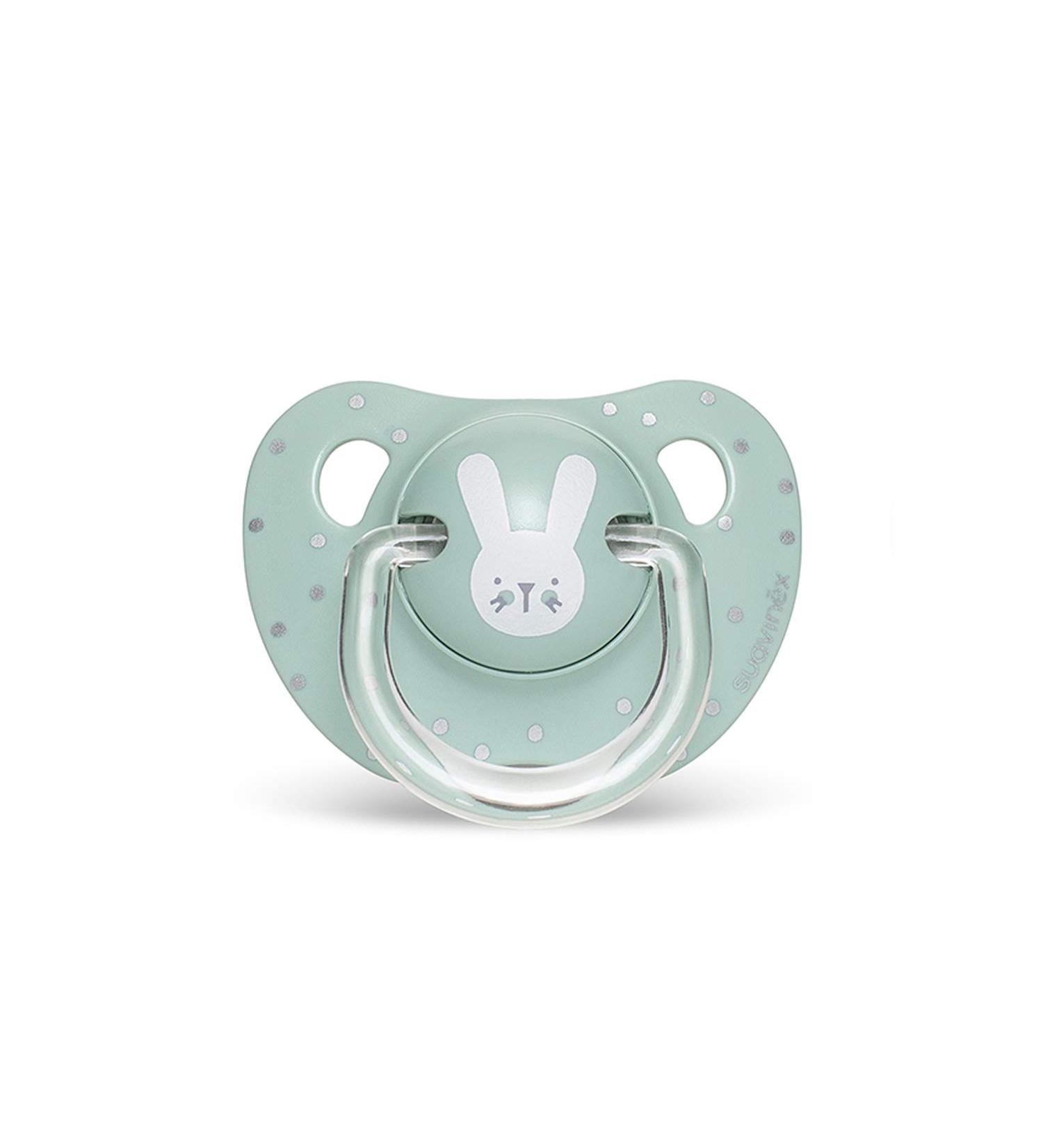 Suavinex Hygge Baby Rabbit Pacifier - Anatomical 0-6 Months Green - Comfort for Your Baby - Buy Online on GoSupps.com
