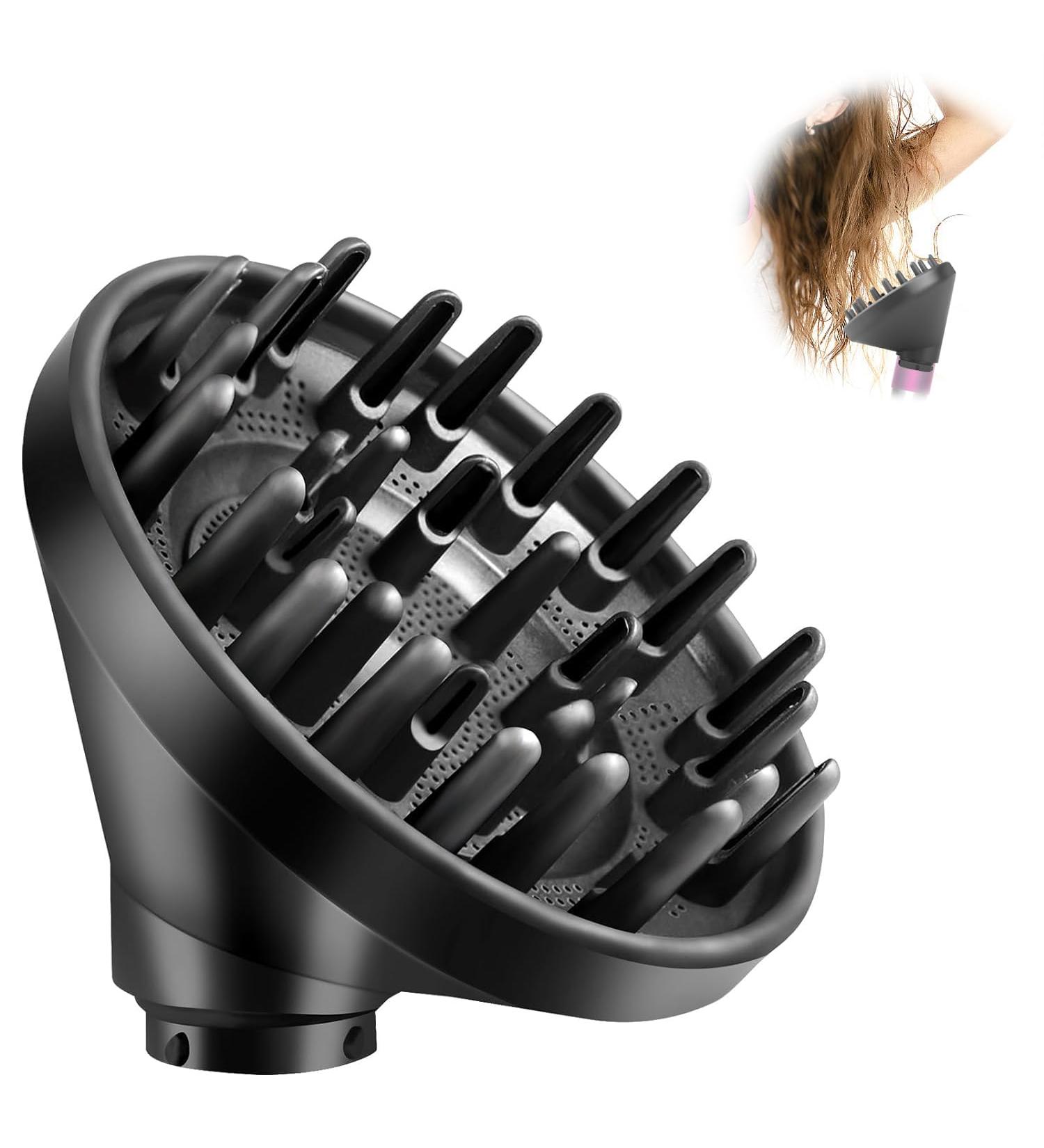 Diffusion Nozzle for Dyson Airwrap HS03 HS05 | Compatible Hair Dryer Attachment (Dark Black) - Buy Online on GoSupps.com