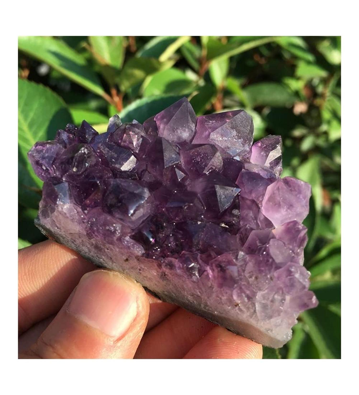 Stone Crafts Natural Dream Amethyst Quartz Crystal Cluster Specimen 50-60g Reiki Crystals - Buy Online on GoSupps.com