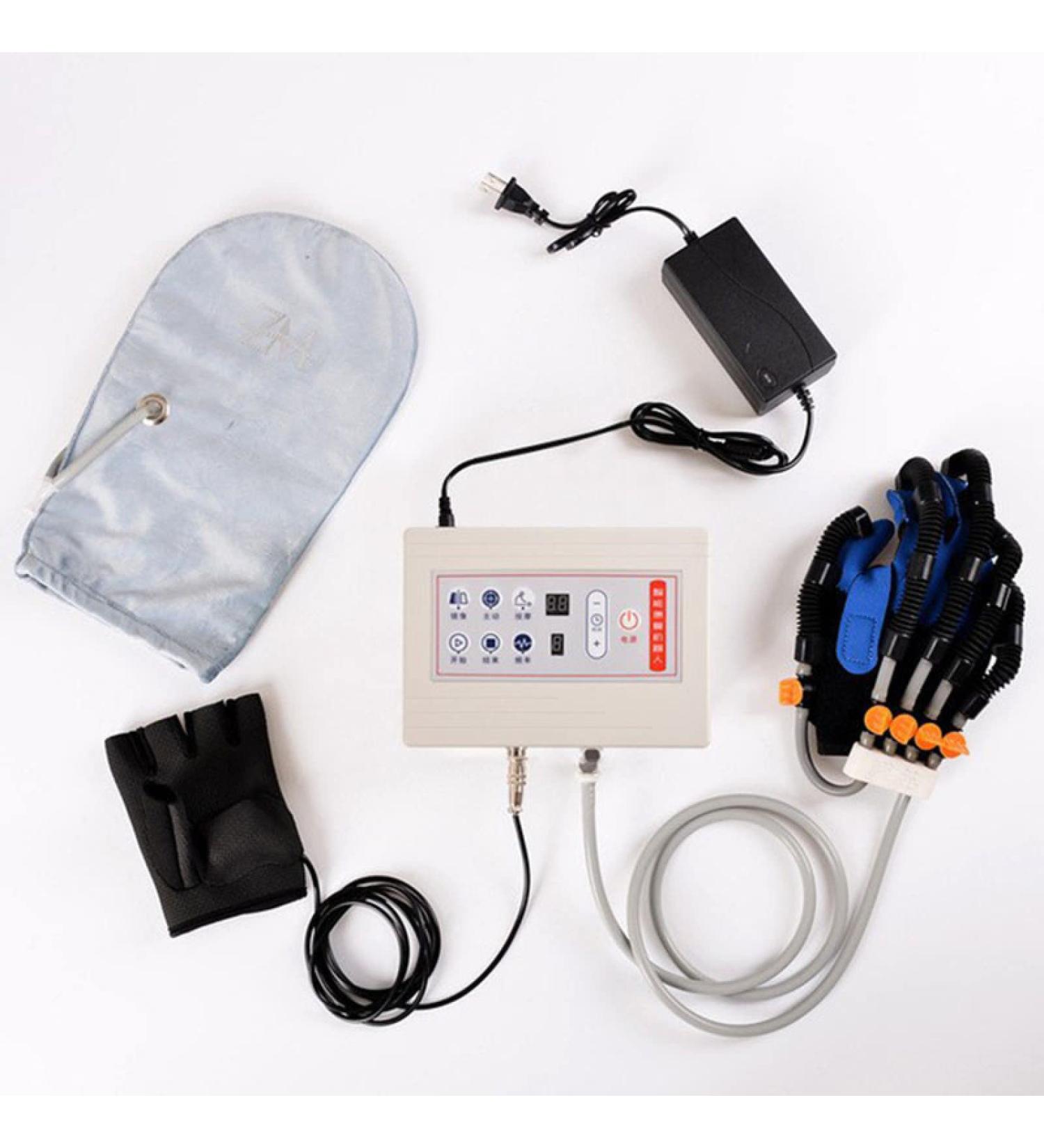 Stroke Hand Splint Assistive Gloves Finger Straightening Brace Guard for Stroke Hemiplegia Hand Function Recovery Relief Finger Cramps Left Large - Buy Online on GoSupps.com