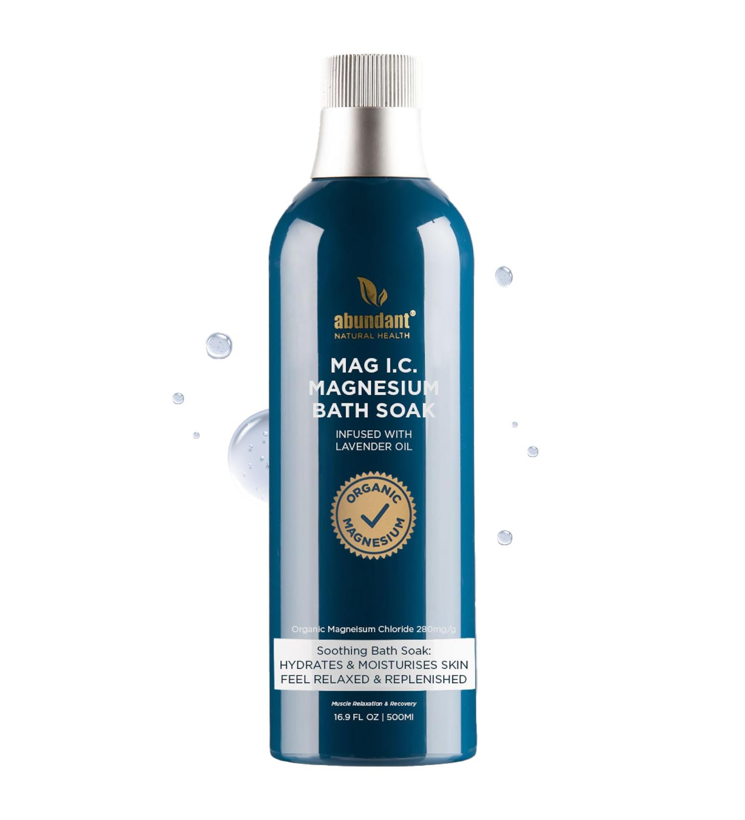 Buy MAG I.C. Magnesium Bath Soak with Lavender Oil | Hydrate Soothe & Relax | 500mL - International Shipping Available - Buy Online on GoSupps.com
