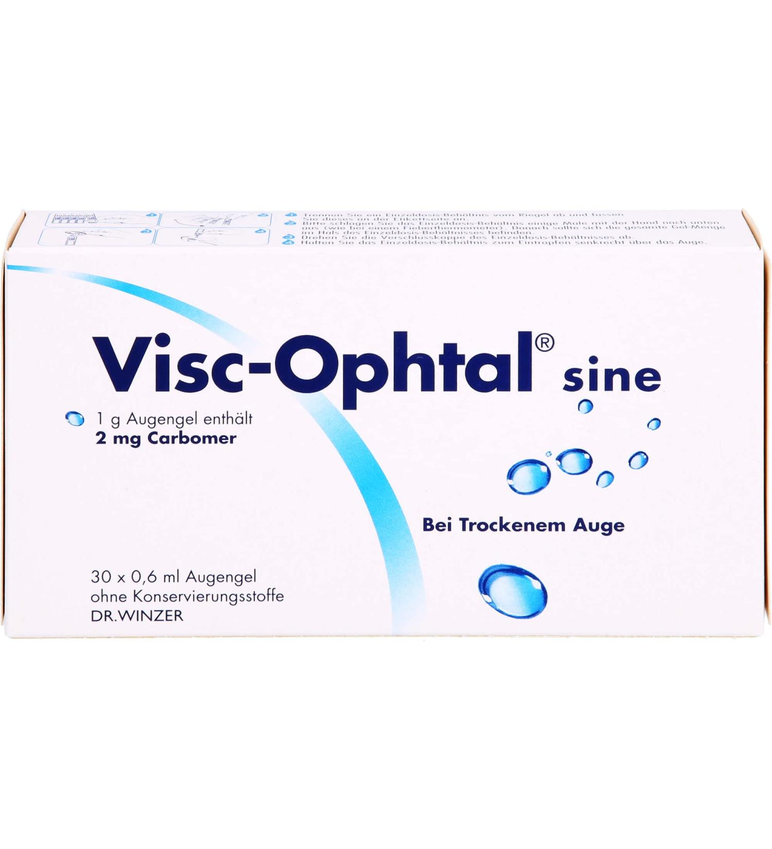 Buy Visc Ophtal Sine Eye Gel (30x0.6 ml) - Hydrating Eye Relief | Fast International Shipping - Buy Online on GoSupps.com