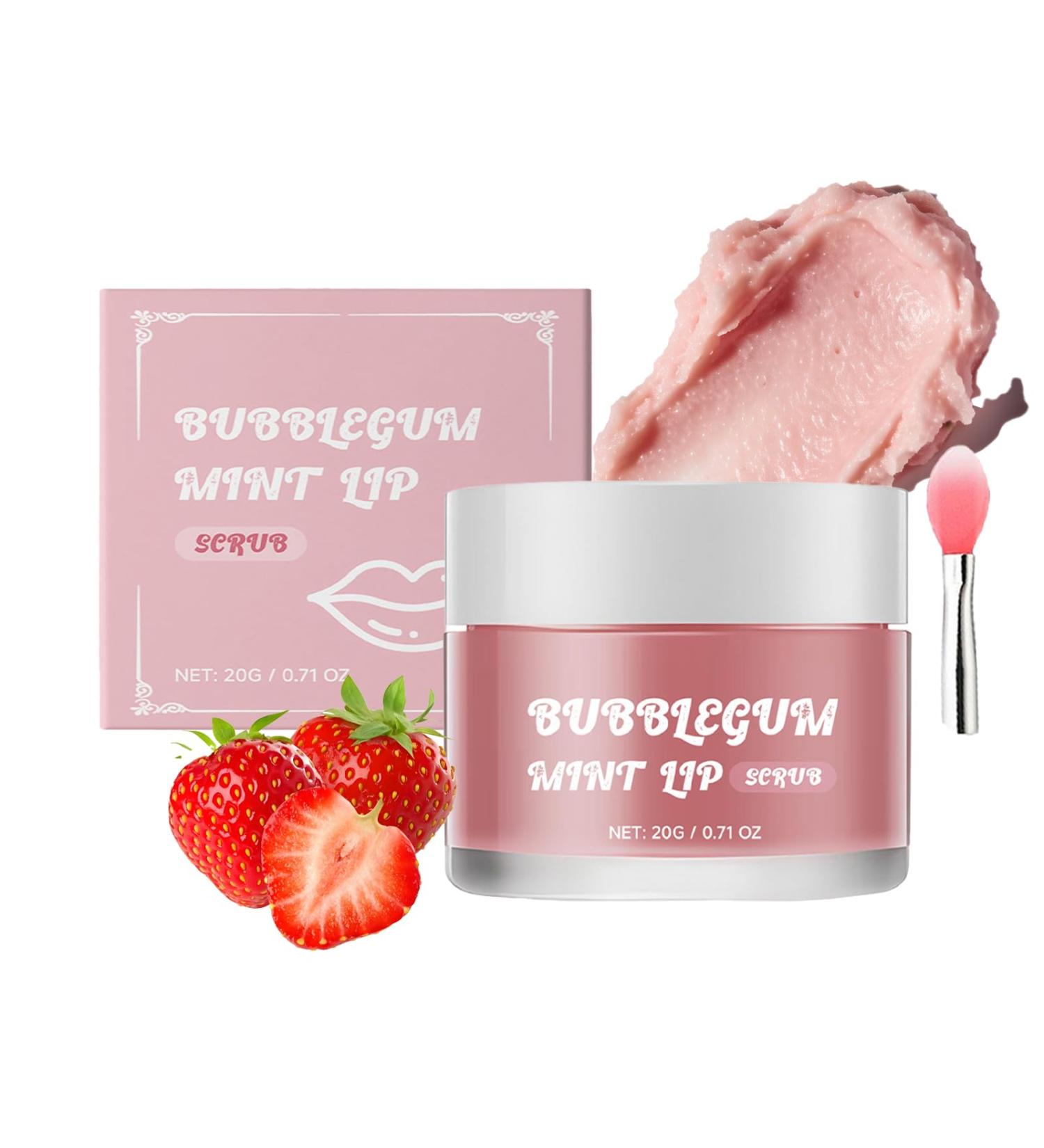 Lip Scrub For Exfoliating Lip Care Moisturize & Nourish Dry Cracked Lips Moisturizing Lip Scrub with Fruit and Lemon Extract 1 oz - Buy Online on GoSupps.com