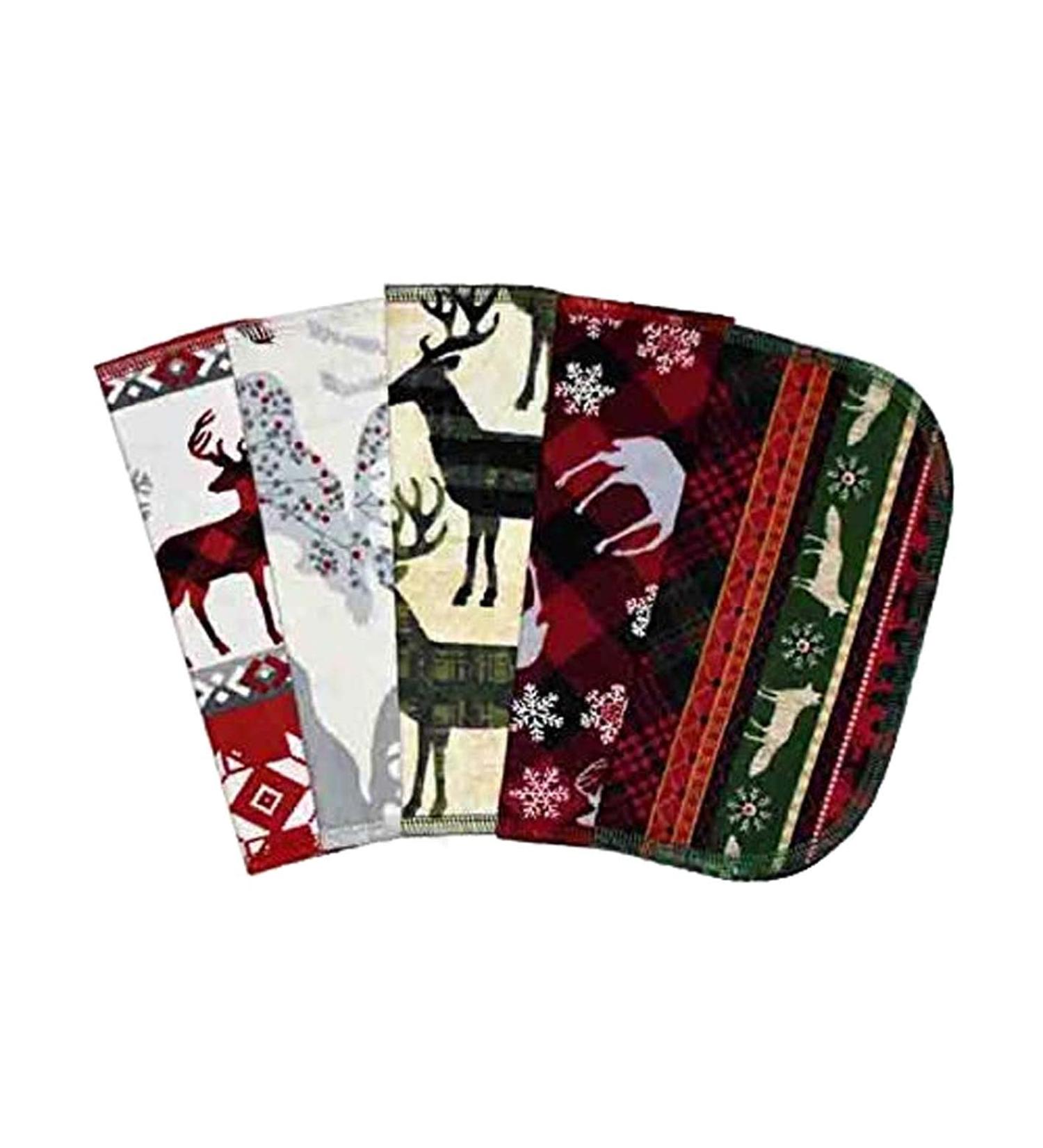 Little Wipes (R) Flannel 2 Ply Winter Napkins 8x8 inches 5 Pack - Cozy Lodging Set - Buy Online on GoSupps.com