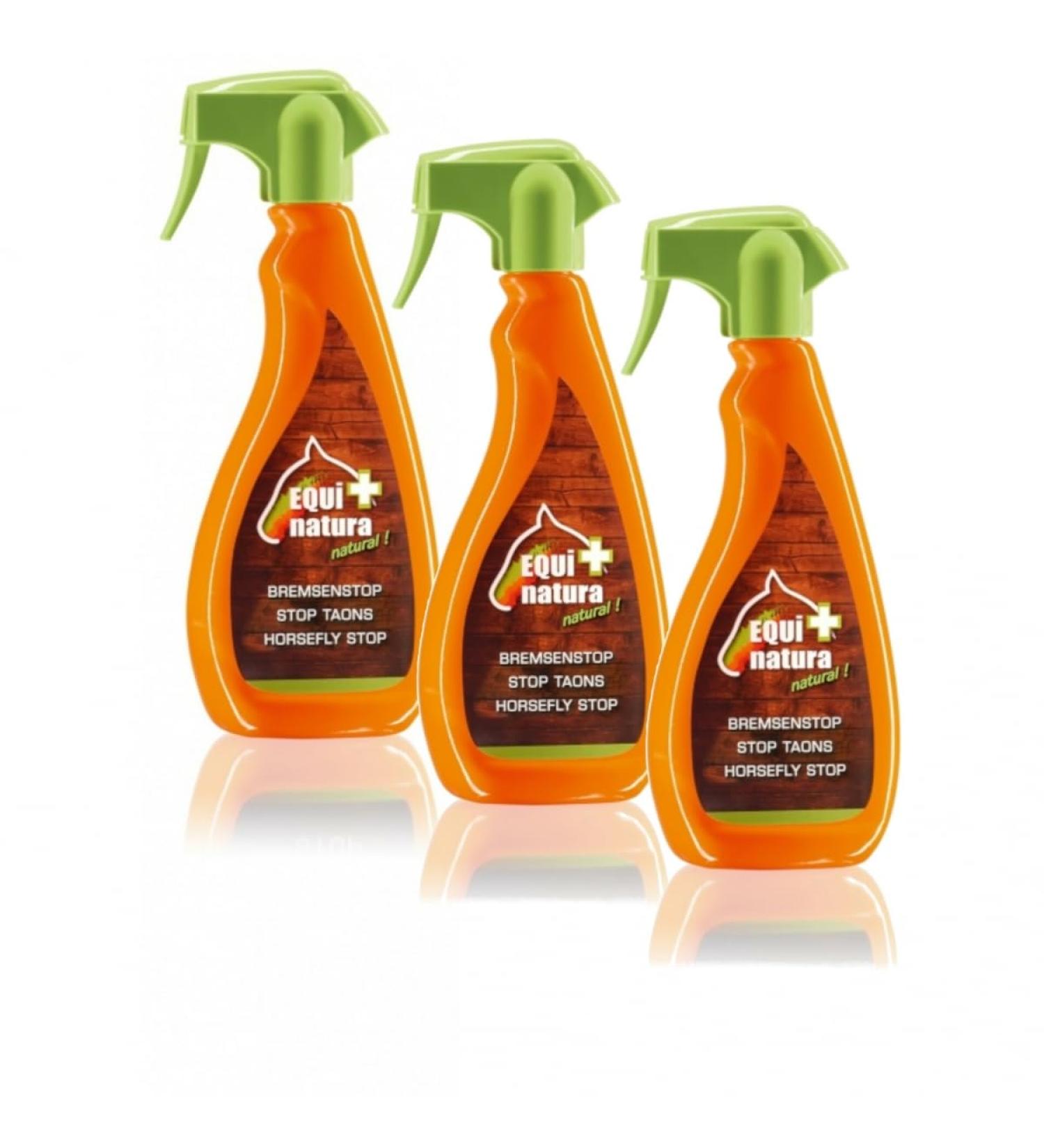 RL24 Equinatura Brake Stop - Skin-Friendly Insect Protection for Horses | Fly Tick & Mosquito Spray - 3 x 500 ml Set - Buy Online on GoSupps.com