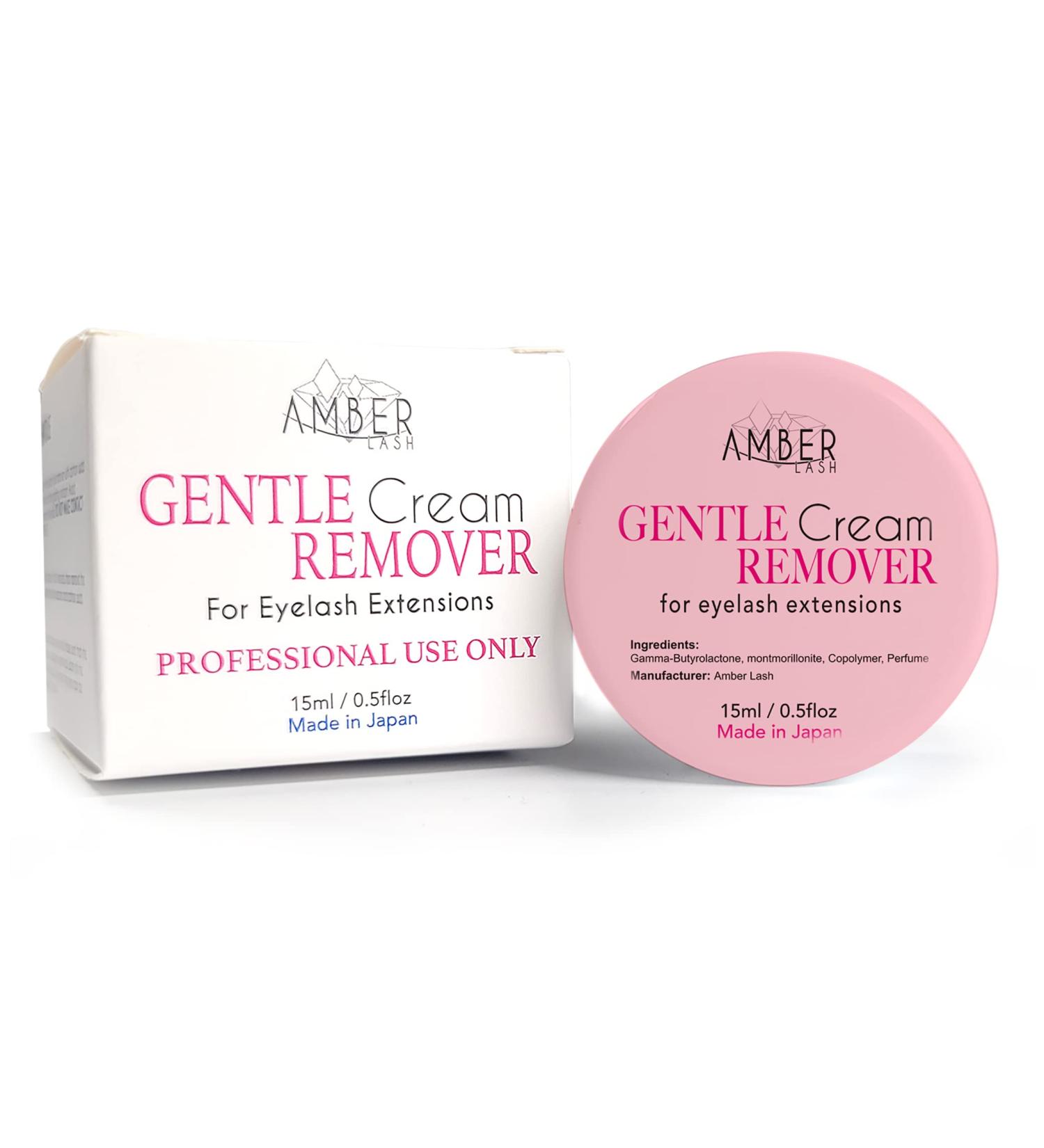 Amber Lash Eyelash Extensions Cream Glue Remover - 15g | Gentle Formula for Sensitive Skin | Professional Adhesive Remover | Fast Action - Rose Pink - Buy Online on GoSupps.com