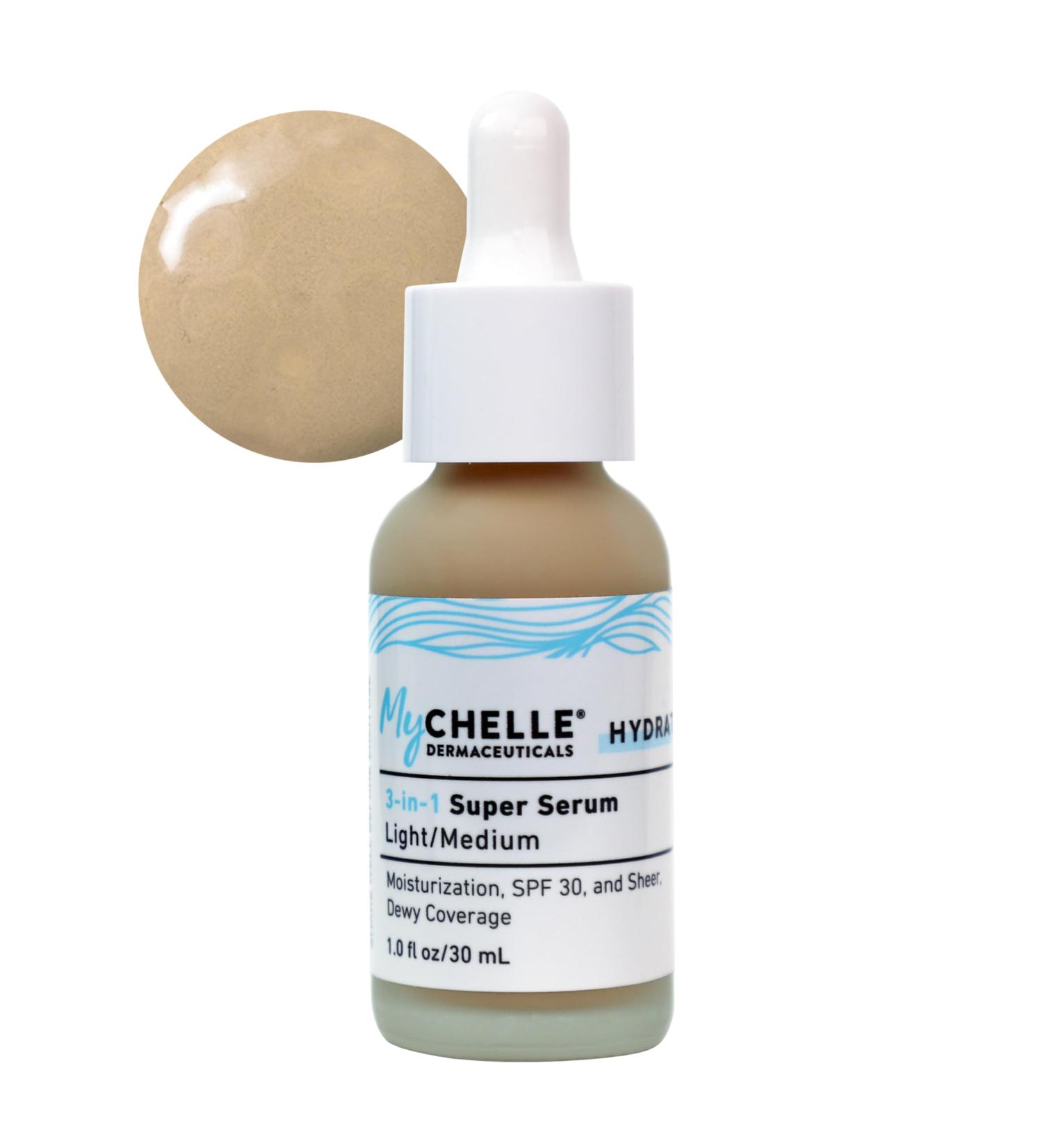 MyCHELLE Light/Medium 3-in-1 Super Serum | 1 oz - Shop Internationally for Skincare Excellence - Buy Online on GoSupps.com
