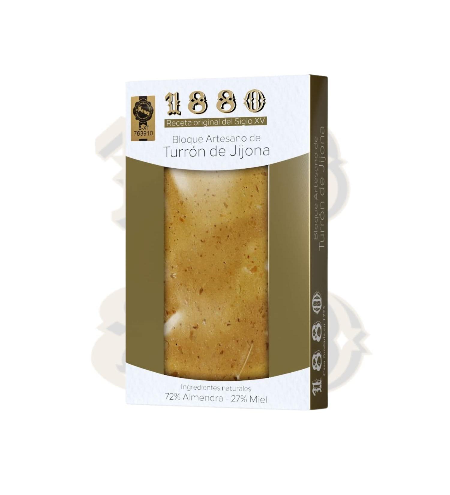1880 Jijona Turon Block Handmade / Noble Ingredients Gluten Free 200 g 1 Unit - Buy Online on GoSupps.com