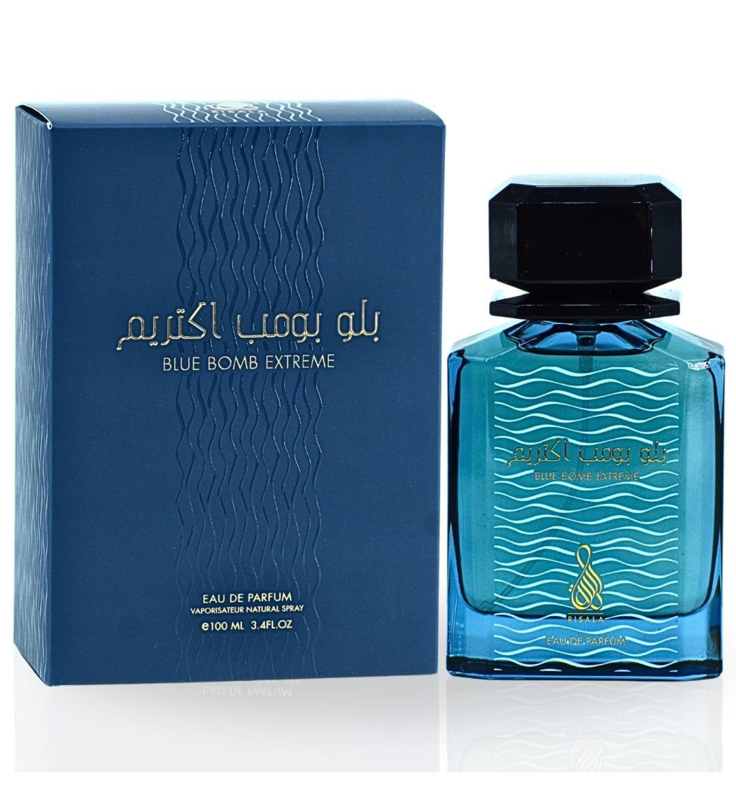 RISALA Blue Bomb Extreme for Unisex Eau de Parfum Spray 3.4 Ounce - Buy Online on GoSupps.com