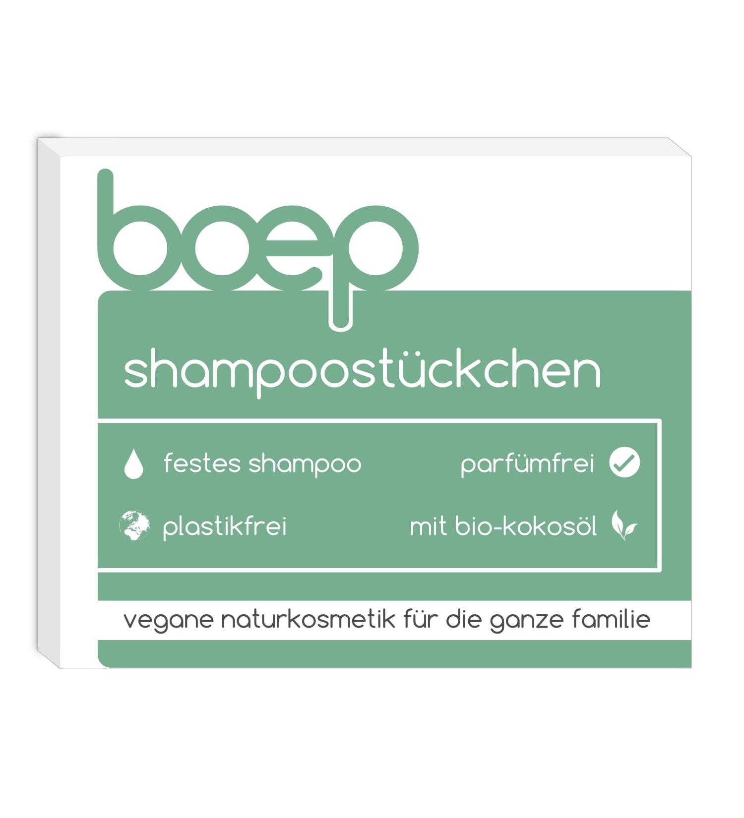 boep Natural and Organic Solid Shampoo - For Babies Children and Sensitive Skin - Fragrance and Plastic Free #ZeroWaste (60g) - Buy Online on GoSupps.com