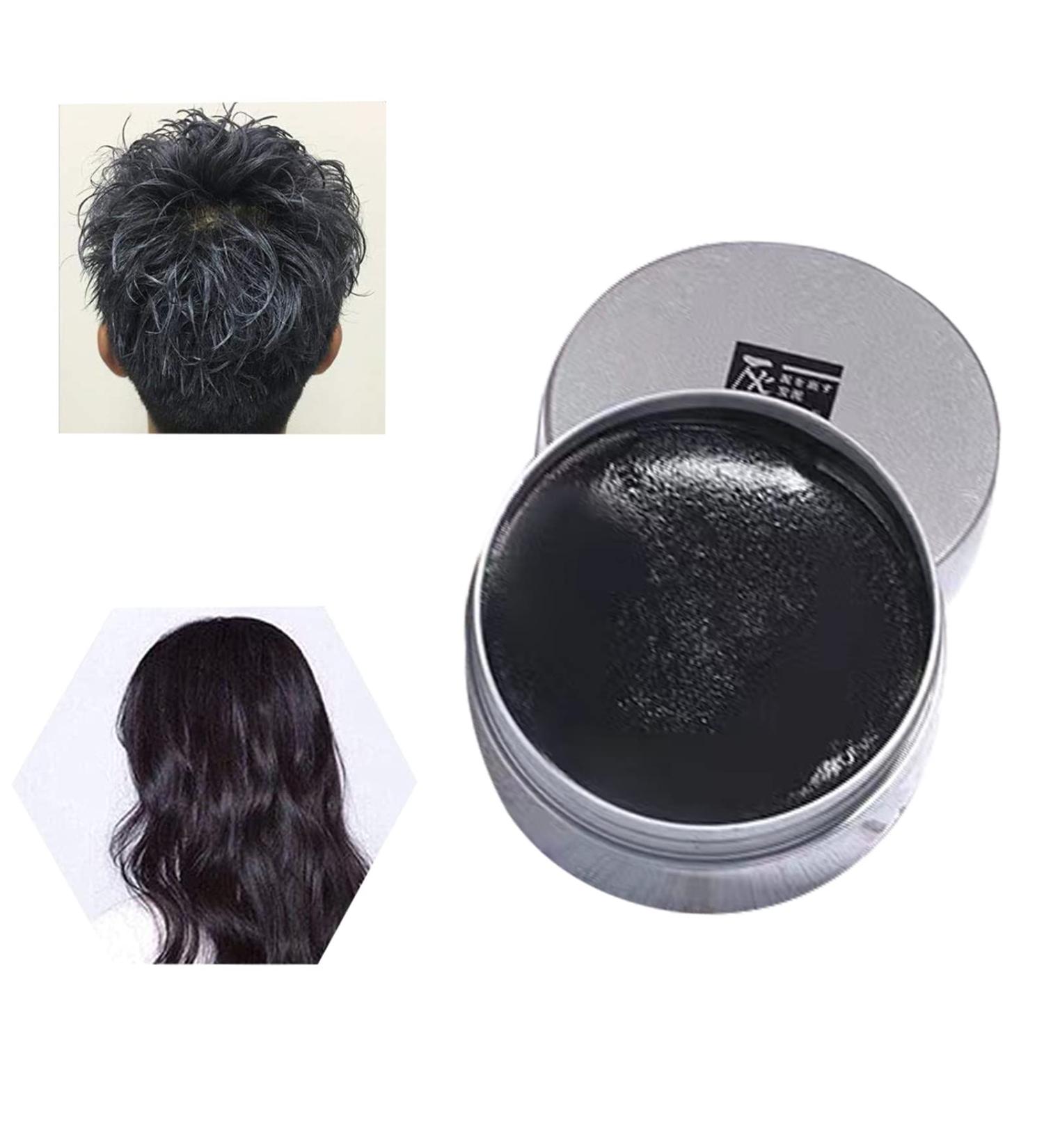 Temporary Black Hair Wax Dye | Washable Hair Color for DIY Styling & Cosplay | Natural & Disposable - Buy Online on GoSupps.com