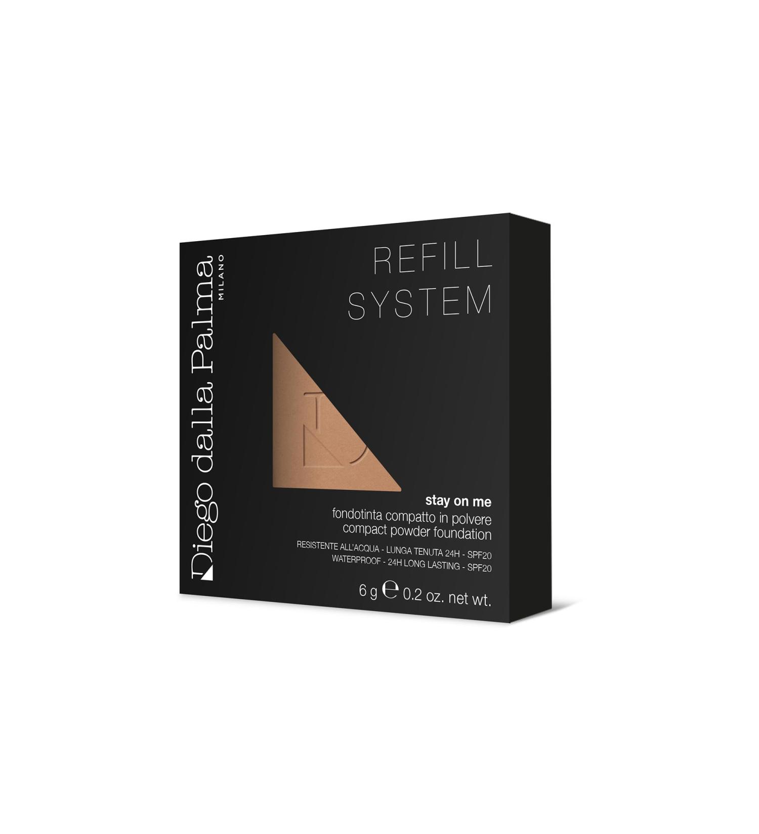 Diego Dalla Palma Stay On Me Matte Compact Foundation SPF20 Navulling 56 Cacao 30g - Buy Online on GoSupps.com