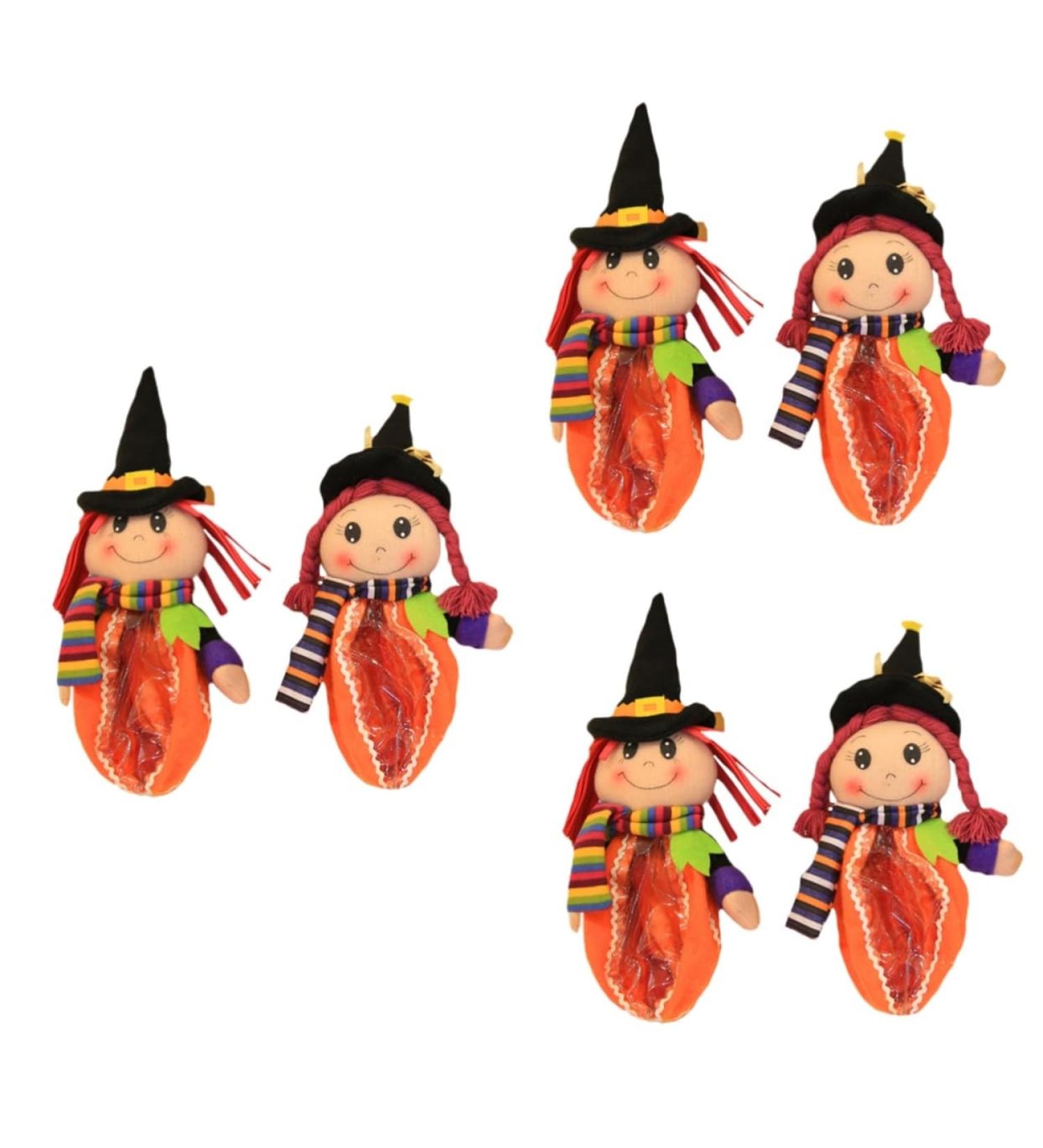 Healeved 6 Pcs Candy Bag Sheer Gift Bags Kids Gift Pouch Bags Candy Packing Bag Candy Packaging Pouch Bags for Sweets Pumpkin Treat Bags Sheer Bags Package Bag Statue Halloween Child Cloth - Buy Online on GoSupps.com