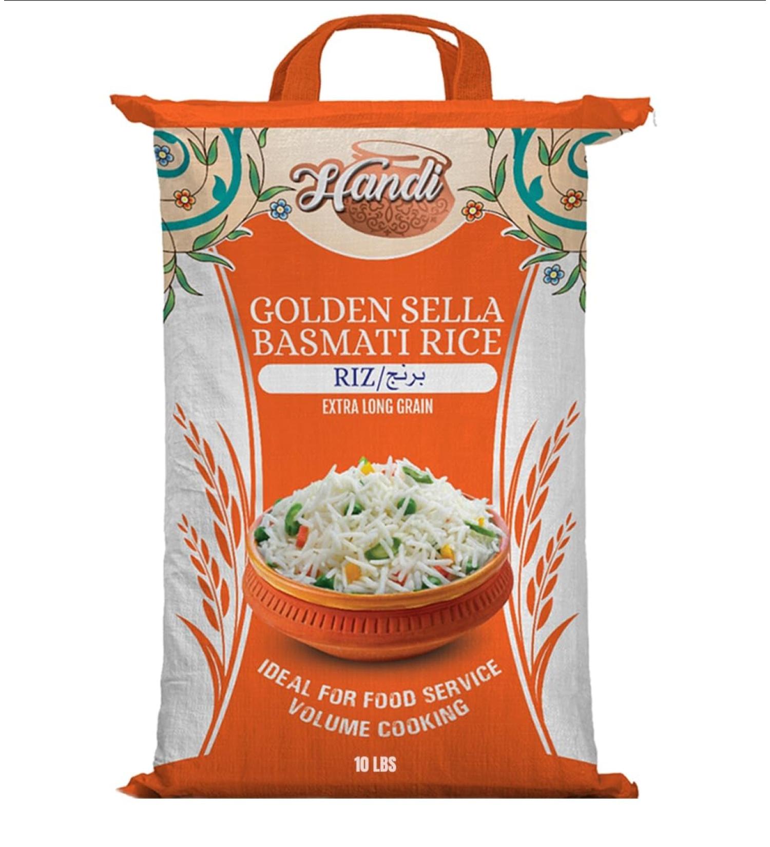 HANDI Golden Sella Basmati Rice 10 LB