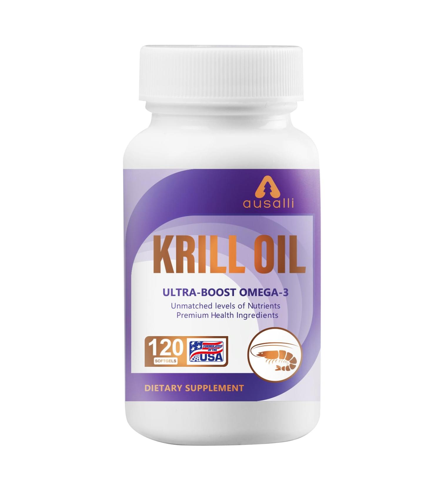 ausalli Antarctic Marine Complex Natural Lipid Softgels with Omega-3 120 Count - Buy Online on GoSupps.com