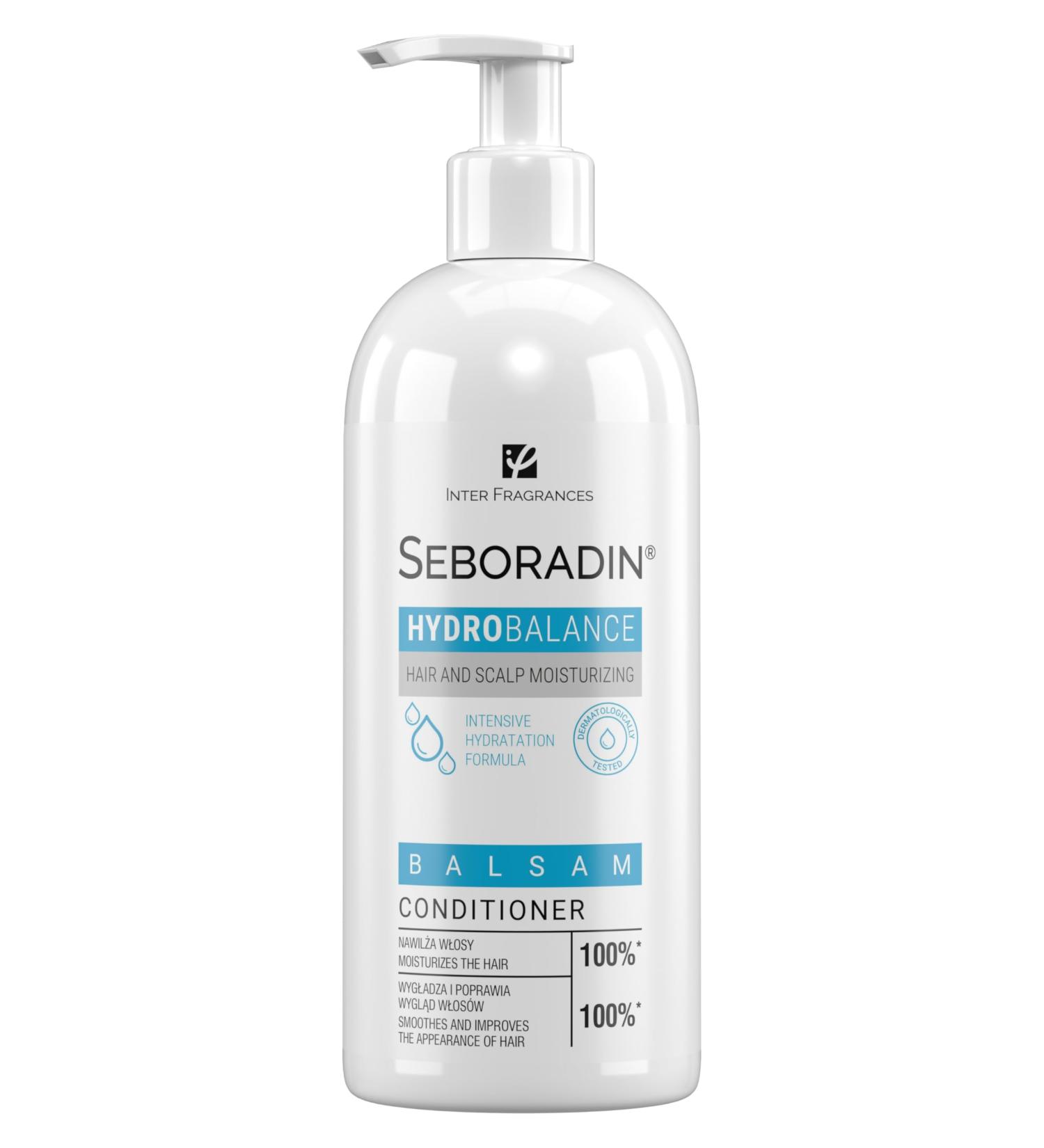 Seboradin Apr s-shampooing Hydratation Intense Pour Tous Types De Cheveux Et De Cuir Chevelu Hydratation Pour Cheveux Secs Brillance Aloe Vera Glyc rine V g tale Hydro Ballance 400 ml - Buy Online on GoSupps.com