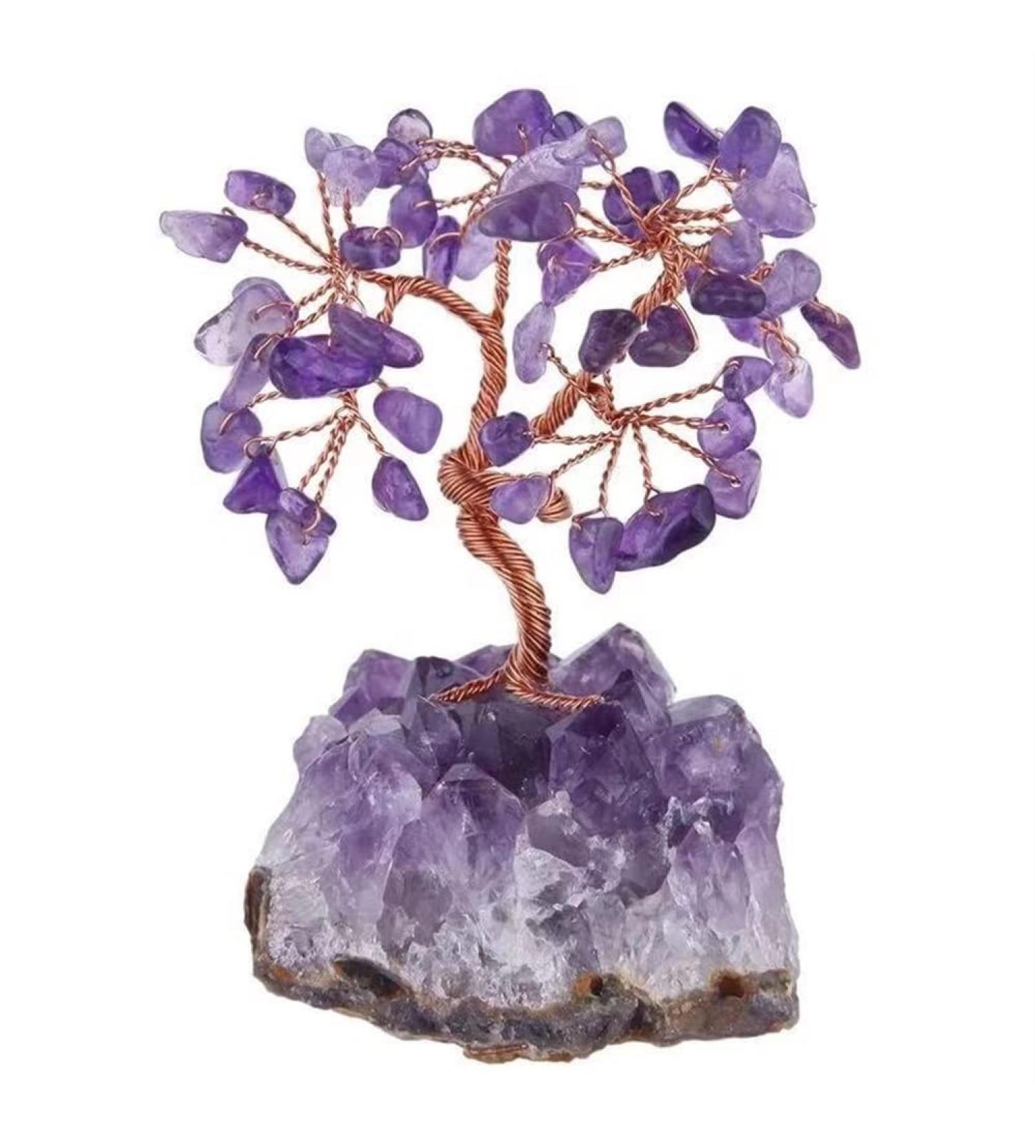 Natural Crystals and Stones Natural Gem Stones Raw Amethyst Cluster Hand Made Lucky Crystal Tree for Decoration for Decoration kaixun (Color : Light Grey Size : 1PC) 1PC Light Grey - Buy Online on GoSupps.com