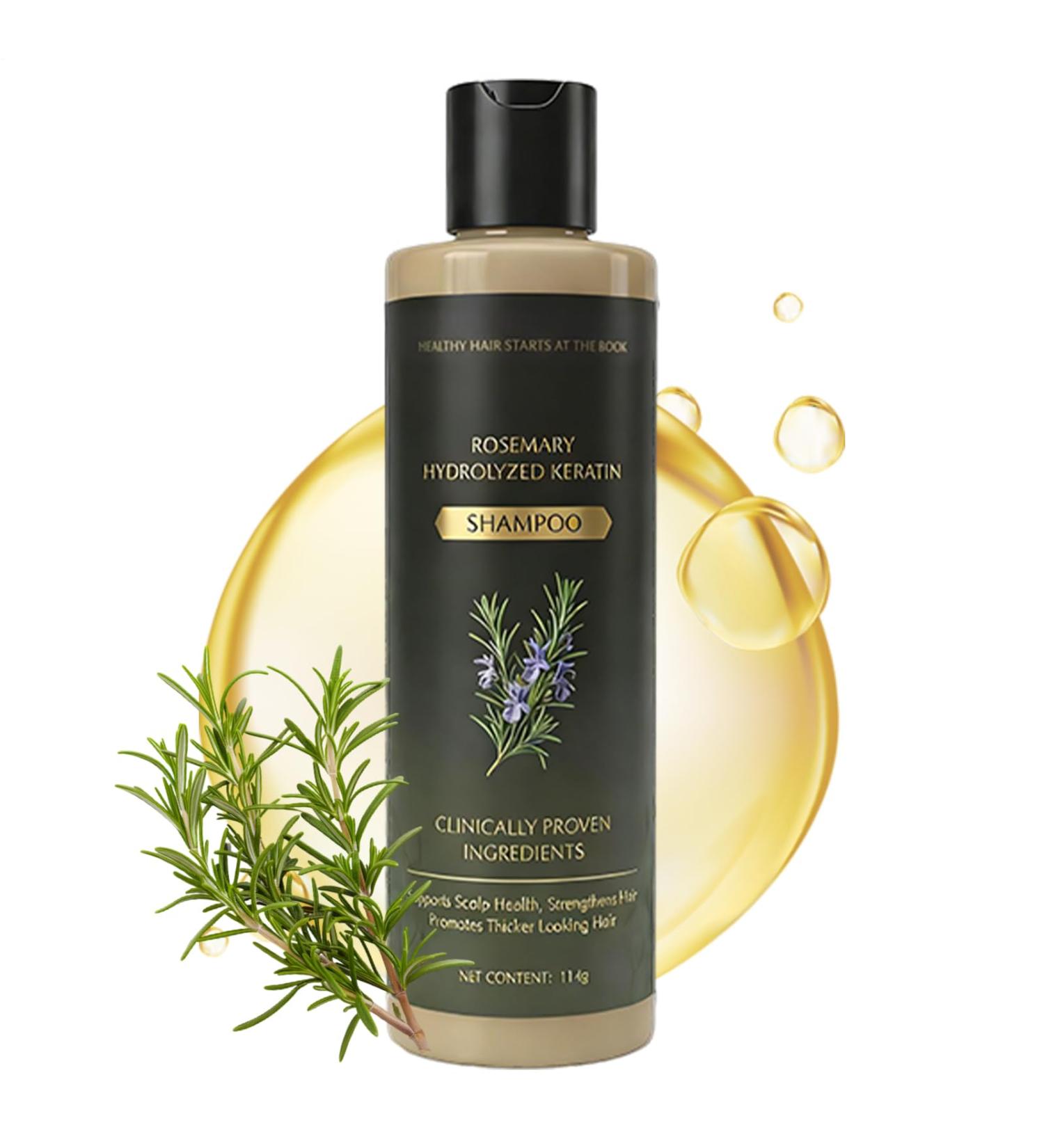 Shampooing pour la repousse des cheveux | Shampooing Volumisant Renfor ant | Soins capillaires amincissants soins volumisants et fortifiants pour hommes et femmes cuir chevelu sensible matin et soi - Buy Online on GoSupps.com