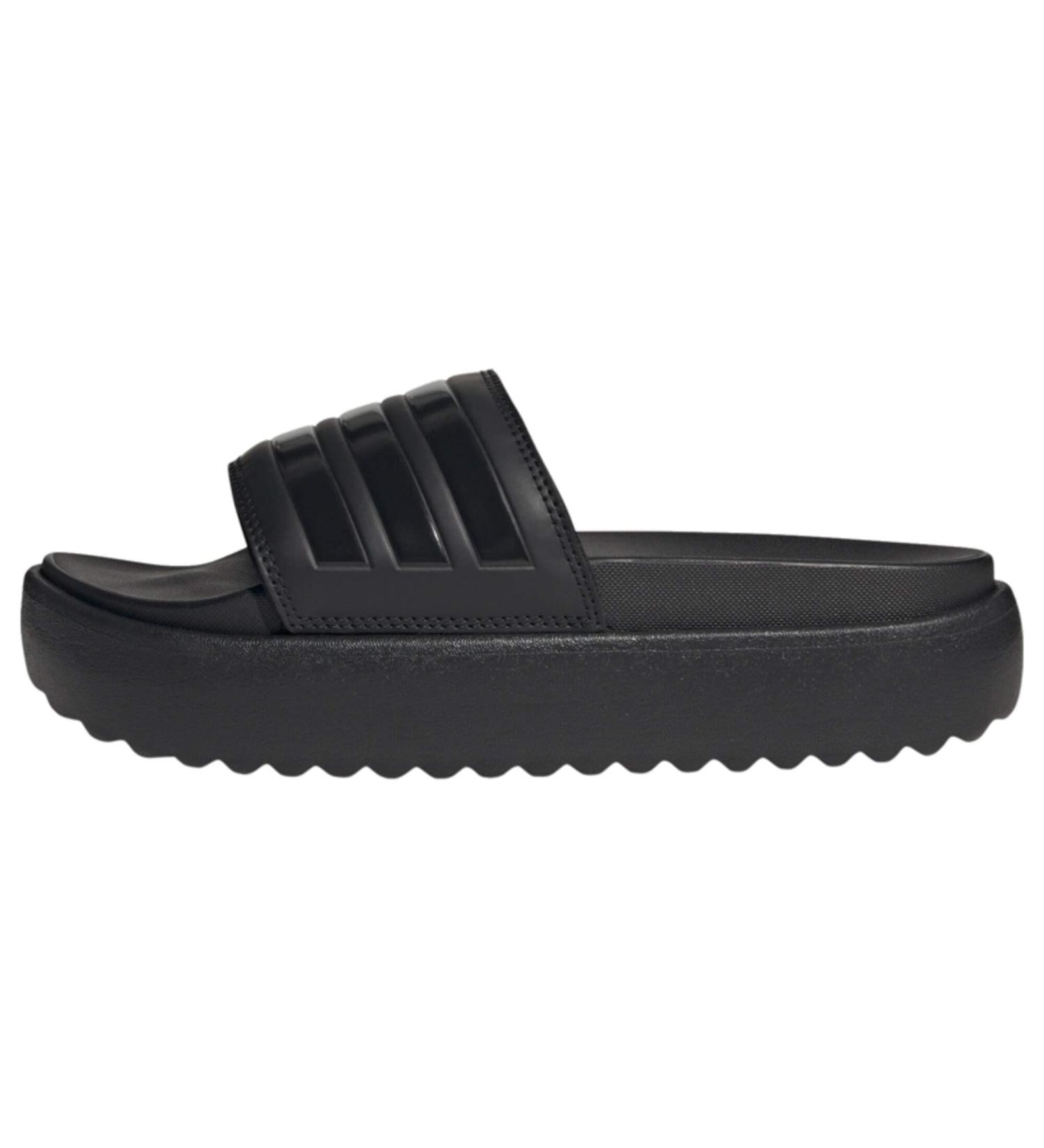 Adidas Women's Adilette Platform Slides - 39 EU - Core Black - Stylish & Comfortable Footwear for International Shipping - Buy Online on GoSupps.com