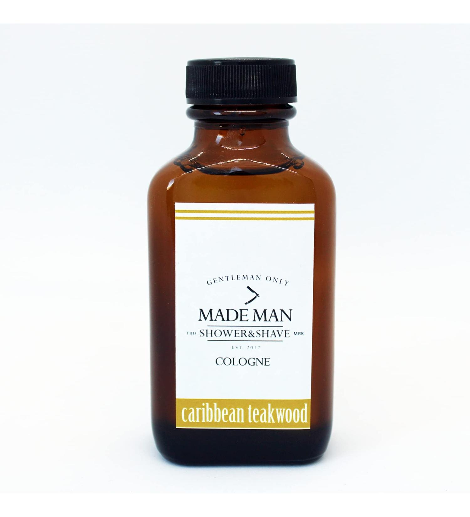 Carribean Teakwood Cologne by Made Man Shower&Shave 3 oz Carribean & Teakwood