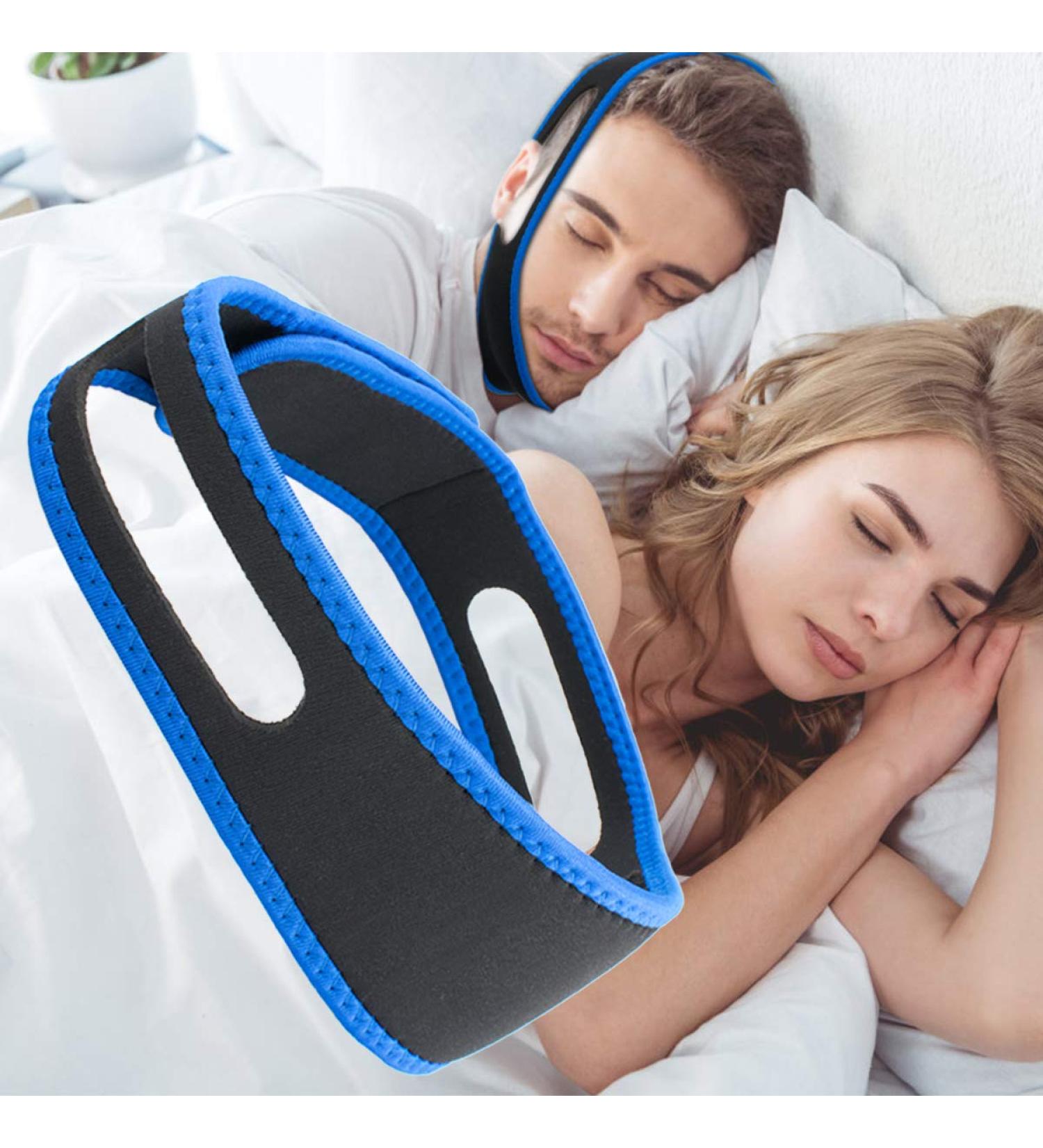 Adjustable Anti Snoring Chin Strap for Men and Women - Effective Stop Snoring Device for Better Sleep - Buy Online on GoSupps.com