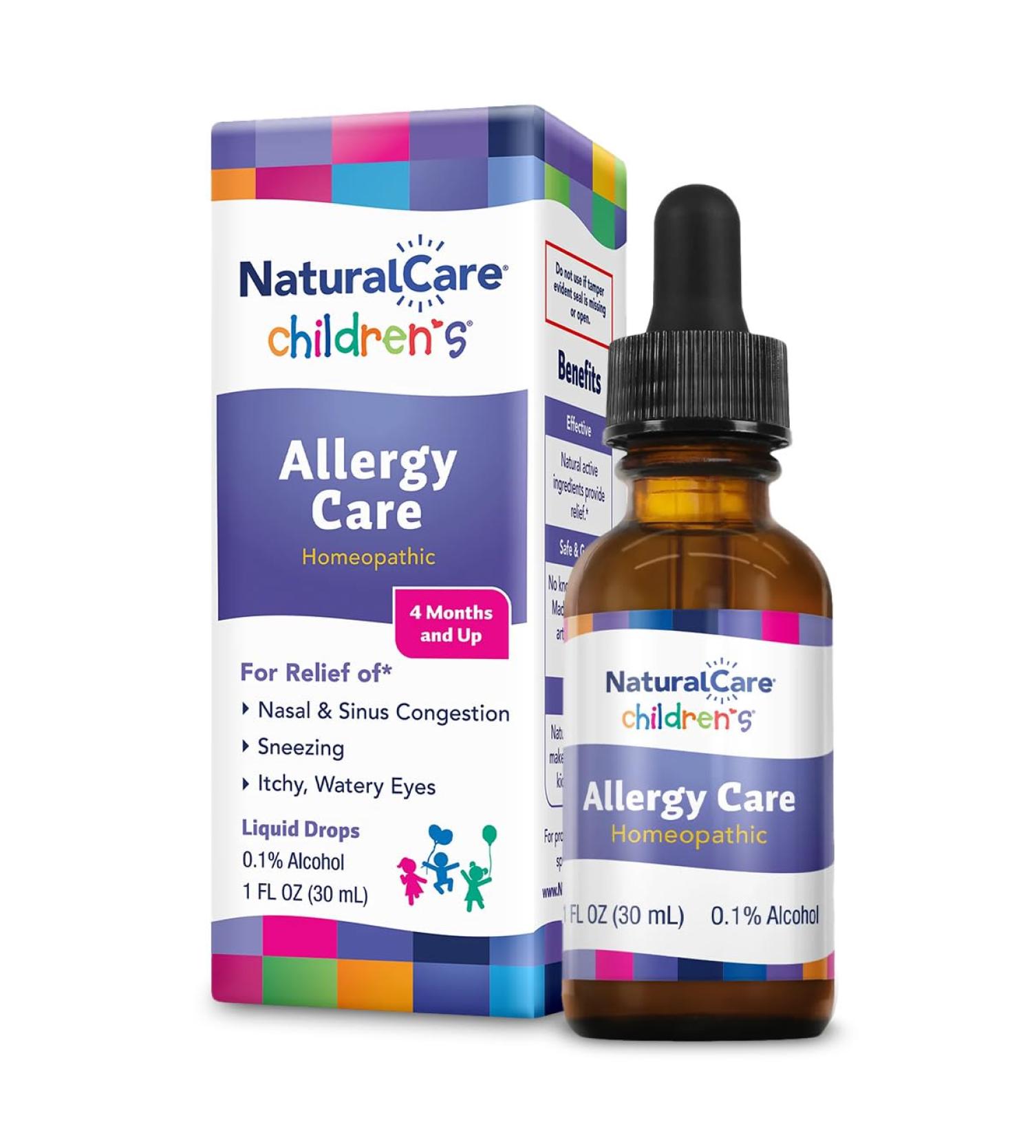 NaturalCare Children's Allergy Care Homeopathic Liquid Drops 1 Fl Oz - Buy Online on GoSupps.com