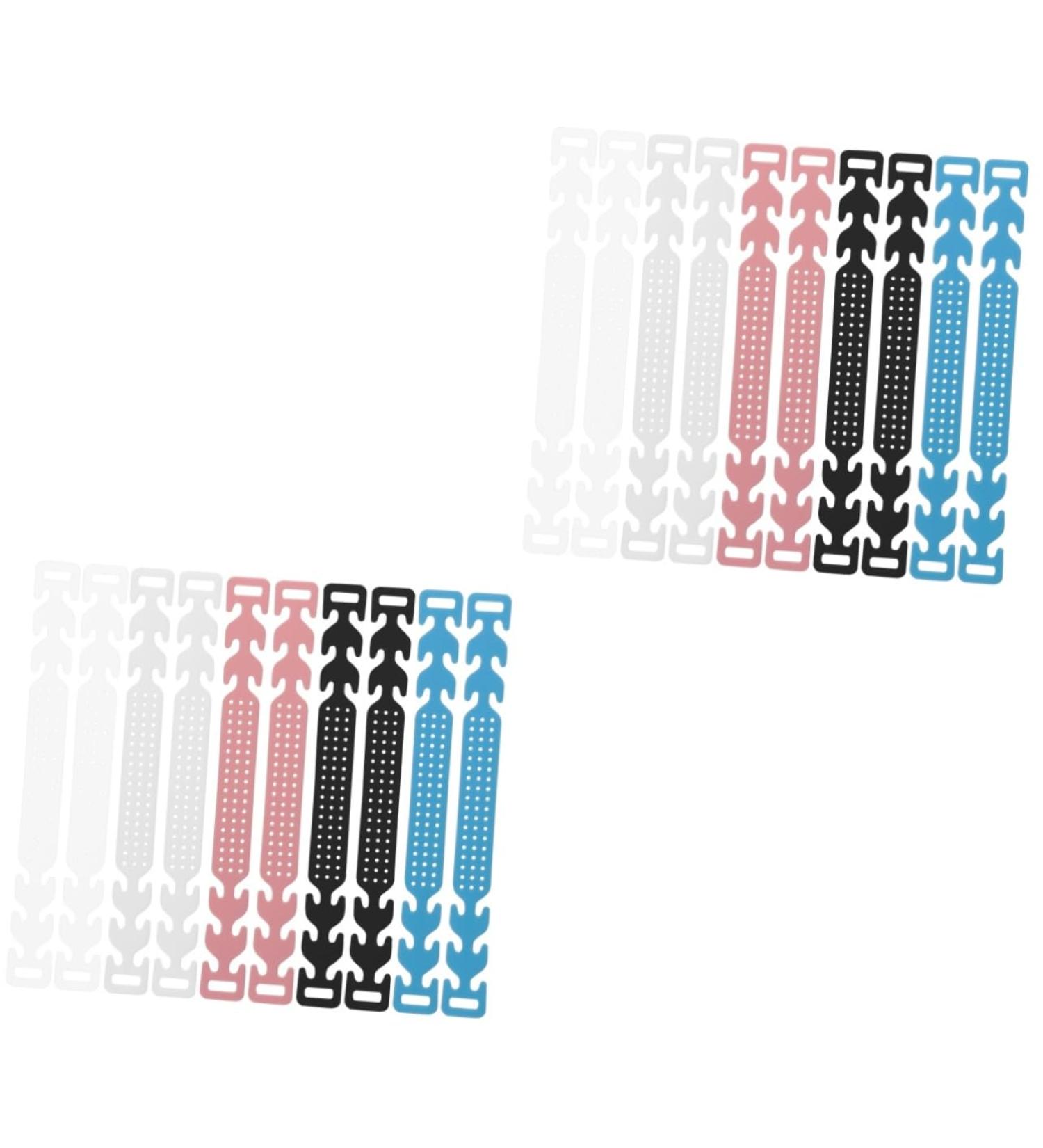 Minkissy 20-Piece Practical Whiting Blueh Black Forest Accessories Set | Earring Belt Hook Mask Rope Extension Buckle Adjustable Ear Fastening Mask Strap - Buy Online on GoSupps.com