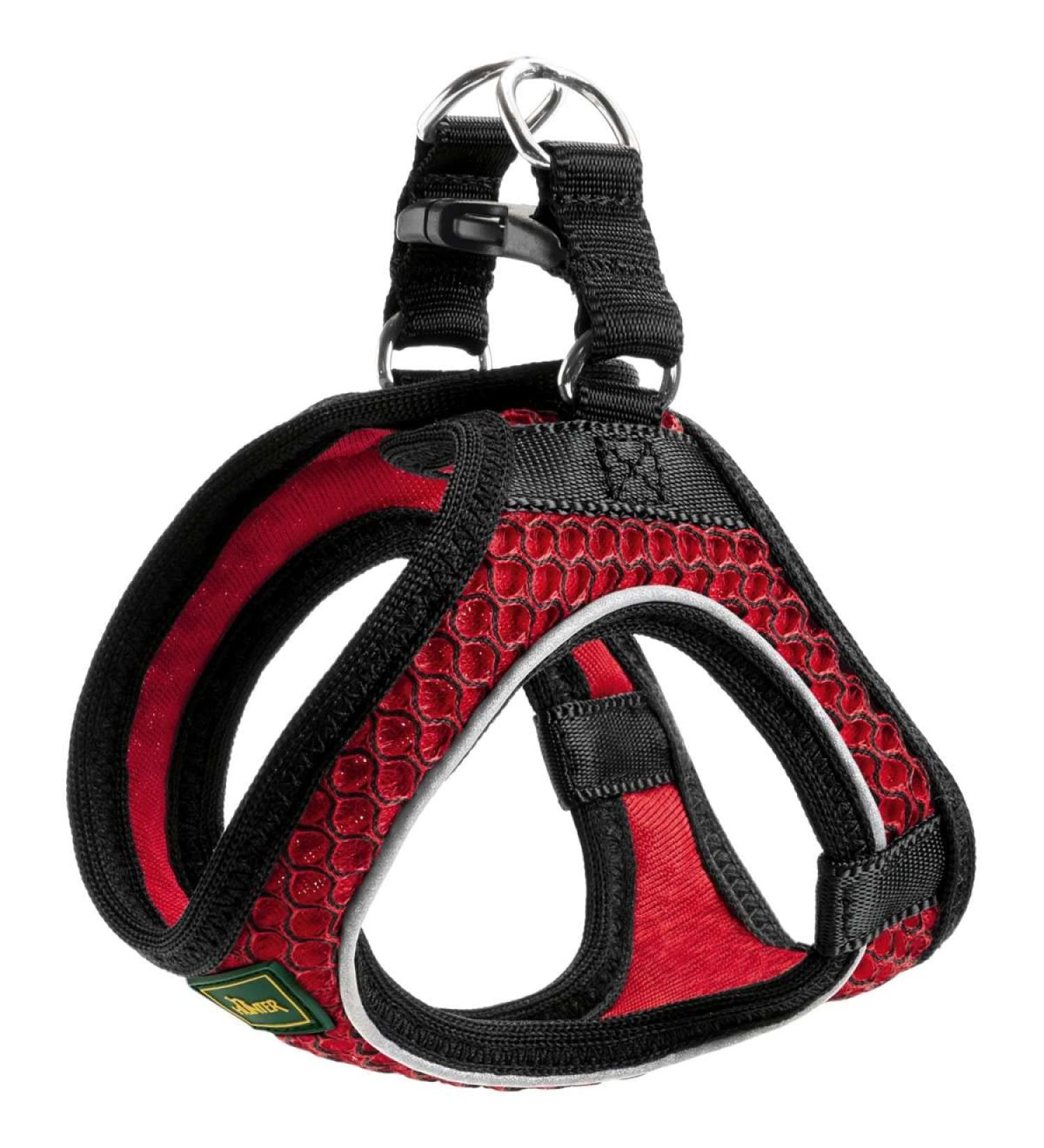 HUNTER HILO COMFORT Harness for Small Dogs - Reflective Mesh XS Red | International Shipping Available - Buy Online on GoSupps.com