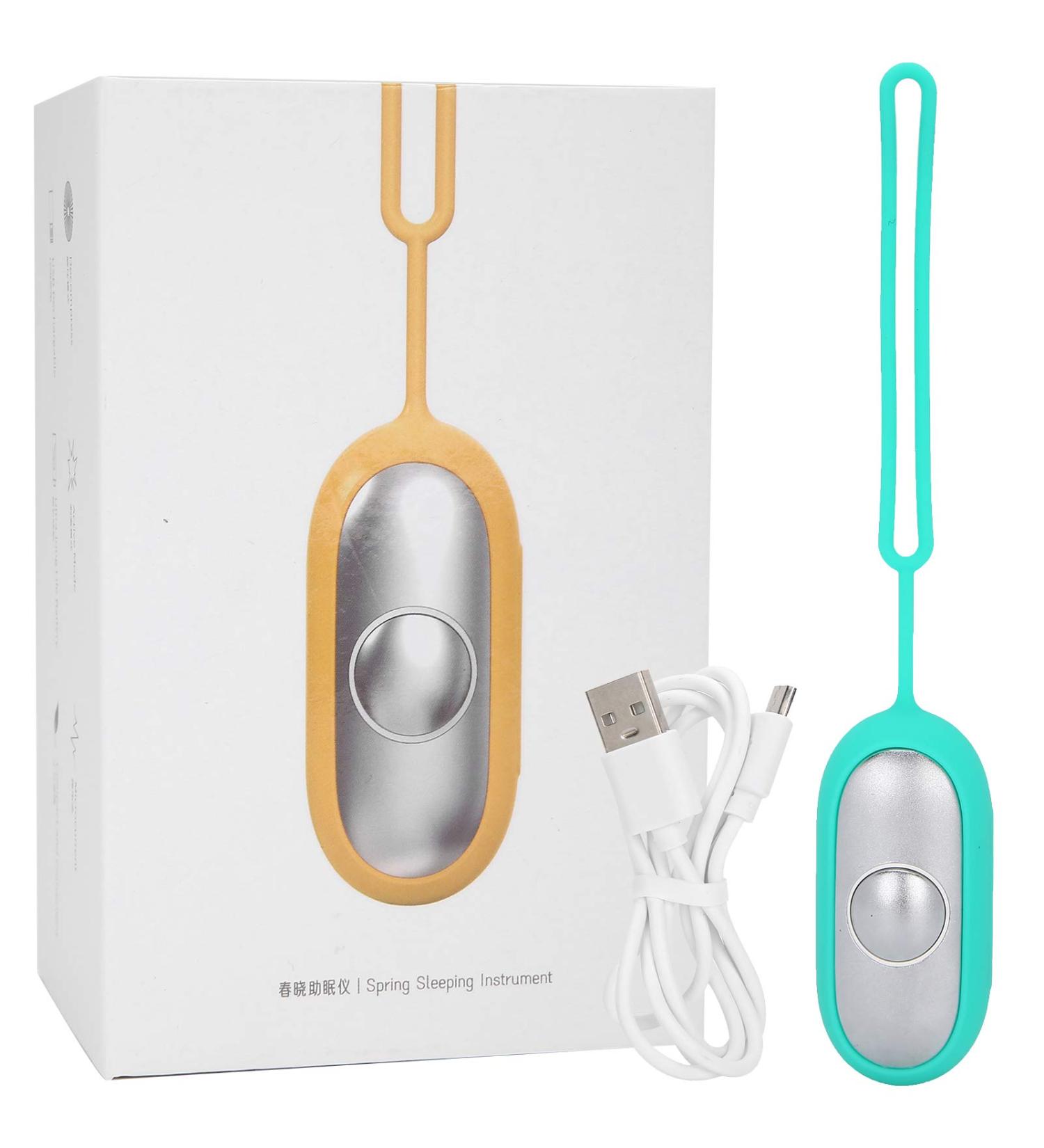 Calm Palm Sleep Aid Device for Teens | Anxiety Relief & Insomnia Support | USB Charging, Cyan - Buy Online on GoSupps.com