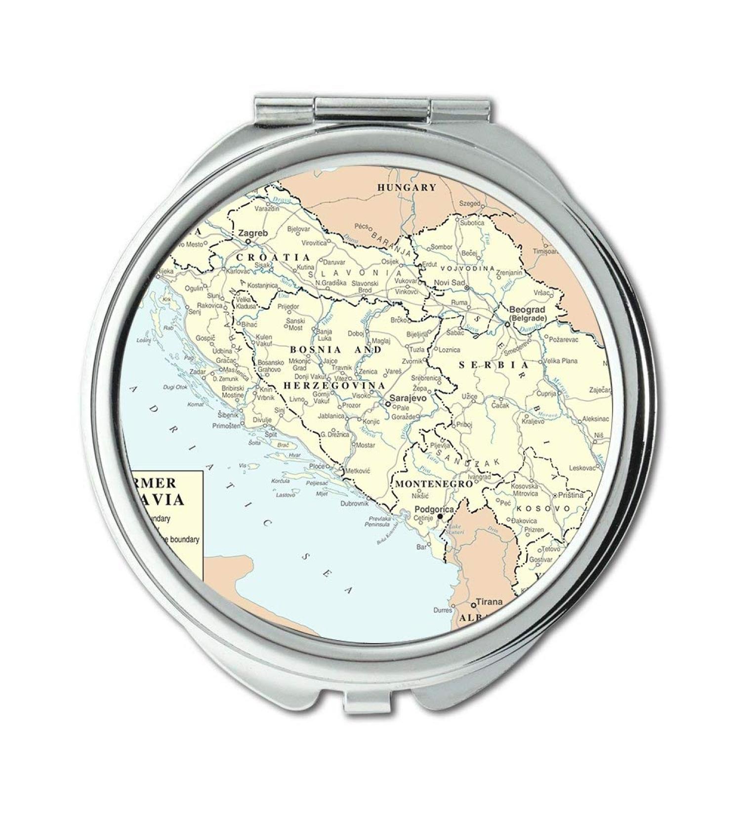 YENDOSTEEN Mirror makeup mirror Map Wallpaper map arizona pocket mirror portable mirror - Buy Online on GoSupps.com