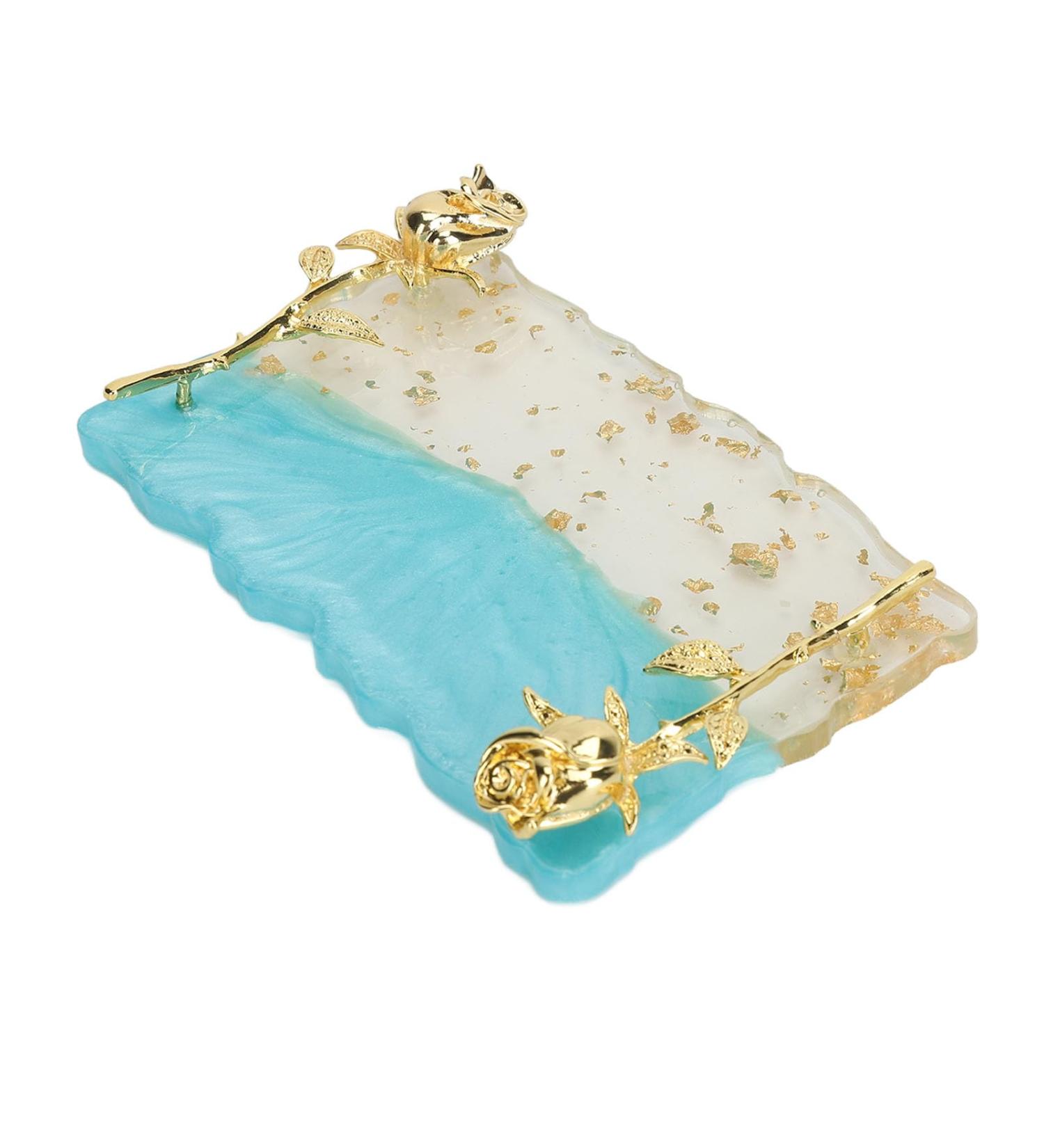 DAUZ Nail Art Palette Display Board Translucent Irregular Pattern Photography Props for Nail Art Schools (Blue) | Nonslip Nail Art Paint Palette - Buy Online on GoSupps.com