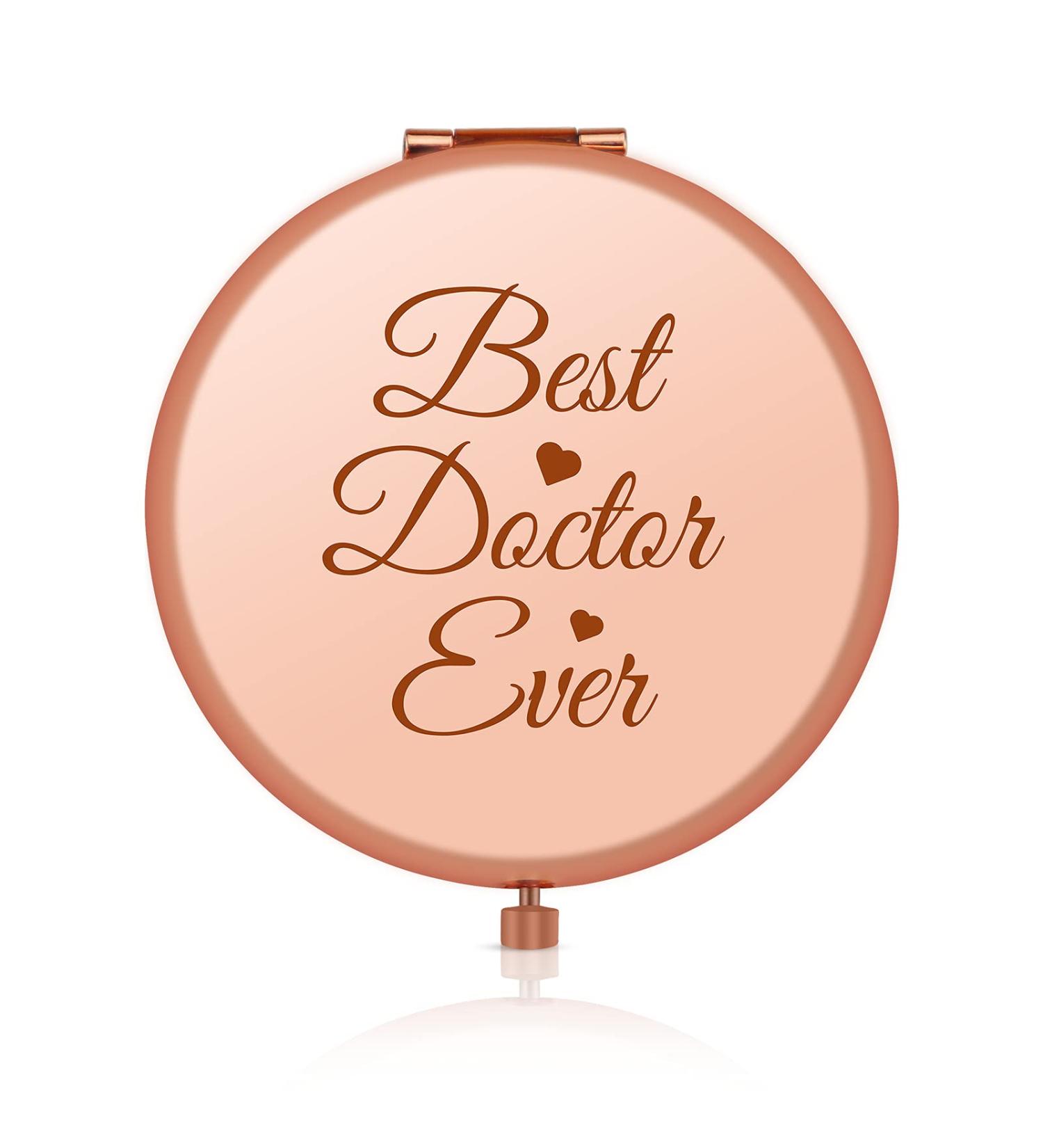 Jielahua Rose Gold Compact Mirror - Doctor Appreciation & Graduation Gift - Buy Online on GoSupps.com