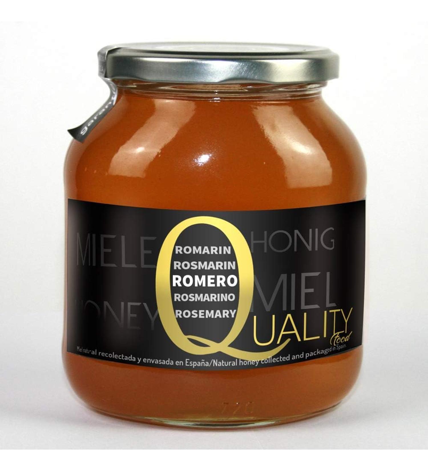 Miel d'abeille pur 100%. Miel de Romarin brut. 1 Kg. Produit en Espagne. Non pasteuris et non chauff . Artisan. Bocal en verre. Grande vari t de saveurs exquises. - Buy Online on GoSupps.com