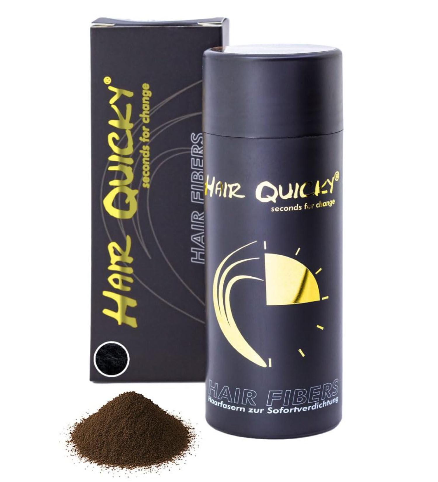  Hair Quicky High Quality Hair Fibers Stirring Bristles Immediate Effect For Secret Corners Partial Salons Hair Loss And Luminous Hair For Men Women Natural Keratin 28g Dark Brown - Buy Online on GoSupps.com