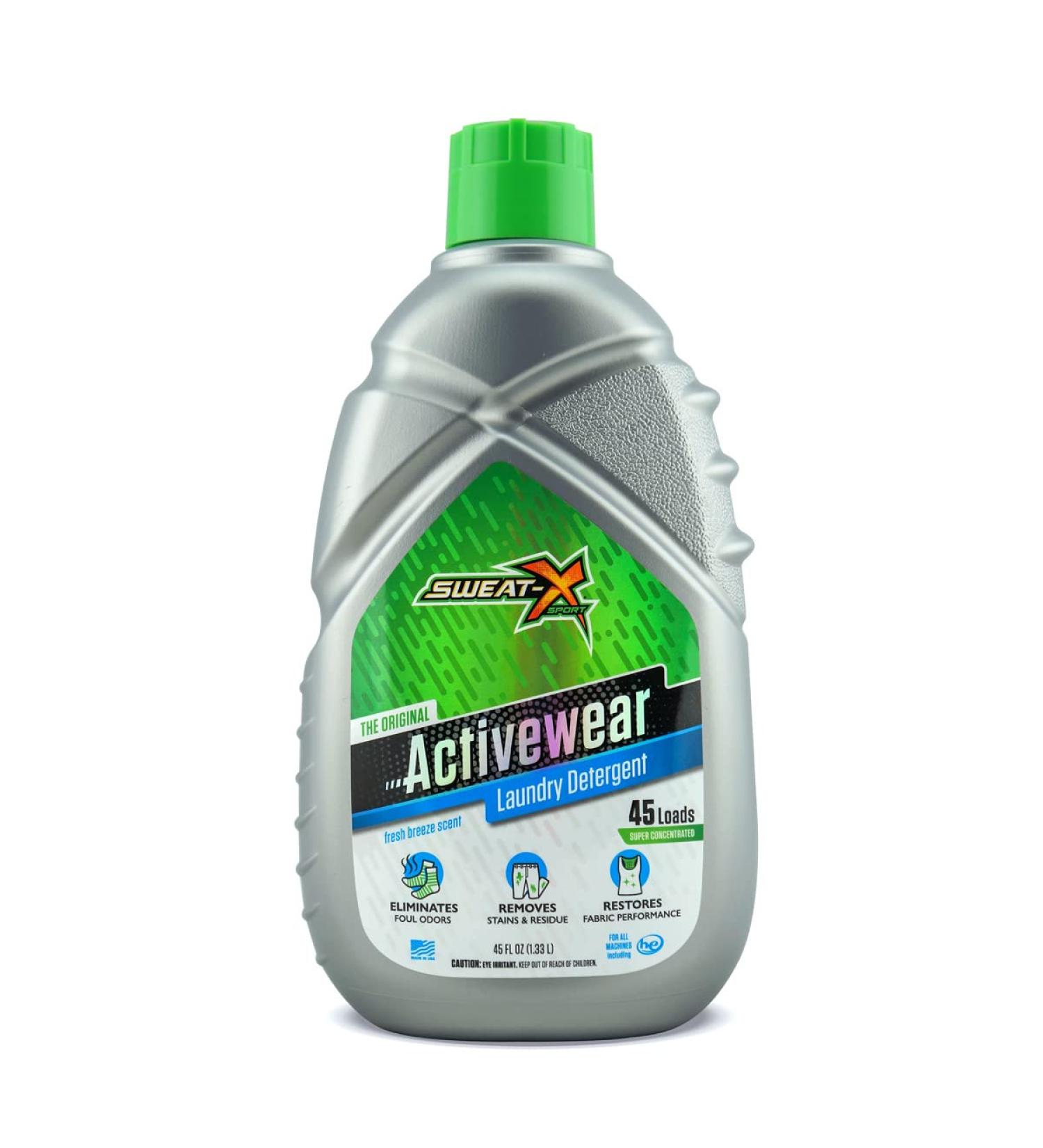 Sweat X Sport Original Activewear Laundry Detergent - High Performance Sports Wash - 45 Loads 45 Fl Oz - Buy Online on GoSupps.com