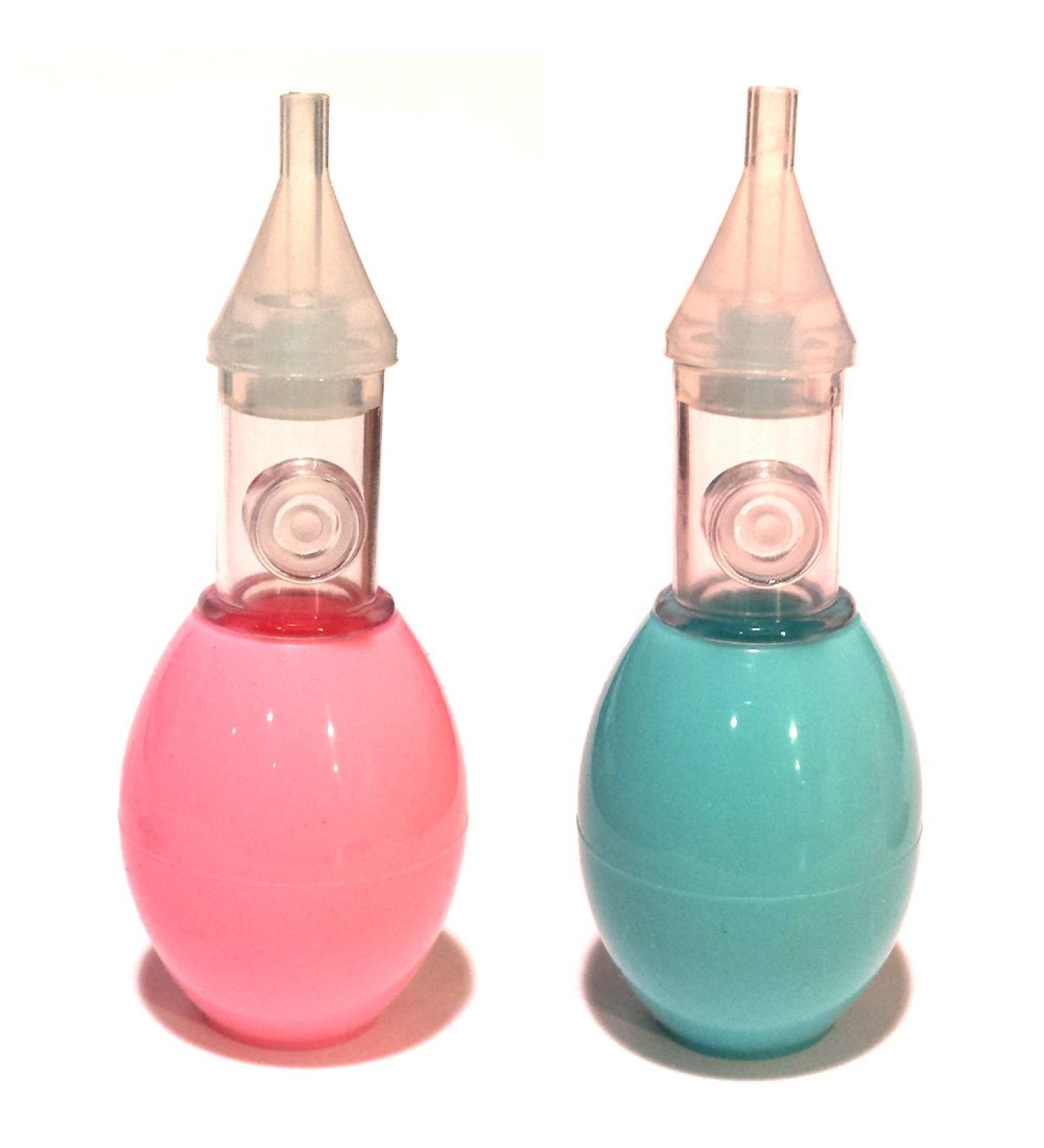 BoogiePully Baby Nasal Aspirator - Cleanable & Reusable - Anti-Back Flow Valve - Blue - Buy Online on GoSupps.com