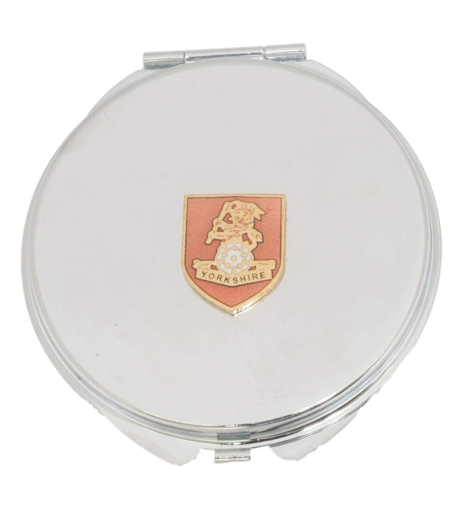 Yorkshire Regiment Compact Mirror Handbag Gift With Free Engraving ME47 - Buy Online on GoSupps.com