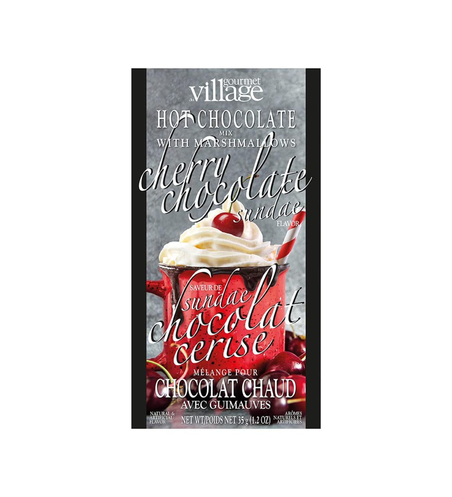 Gourmet du Village Hot Chocolate Cherry Chocolate Sundae - Buy Online on GoSupps.com